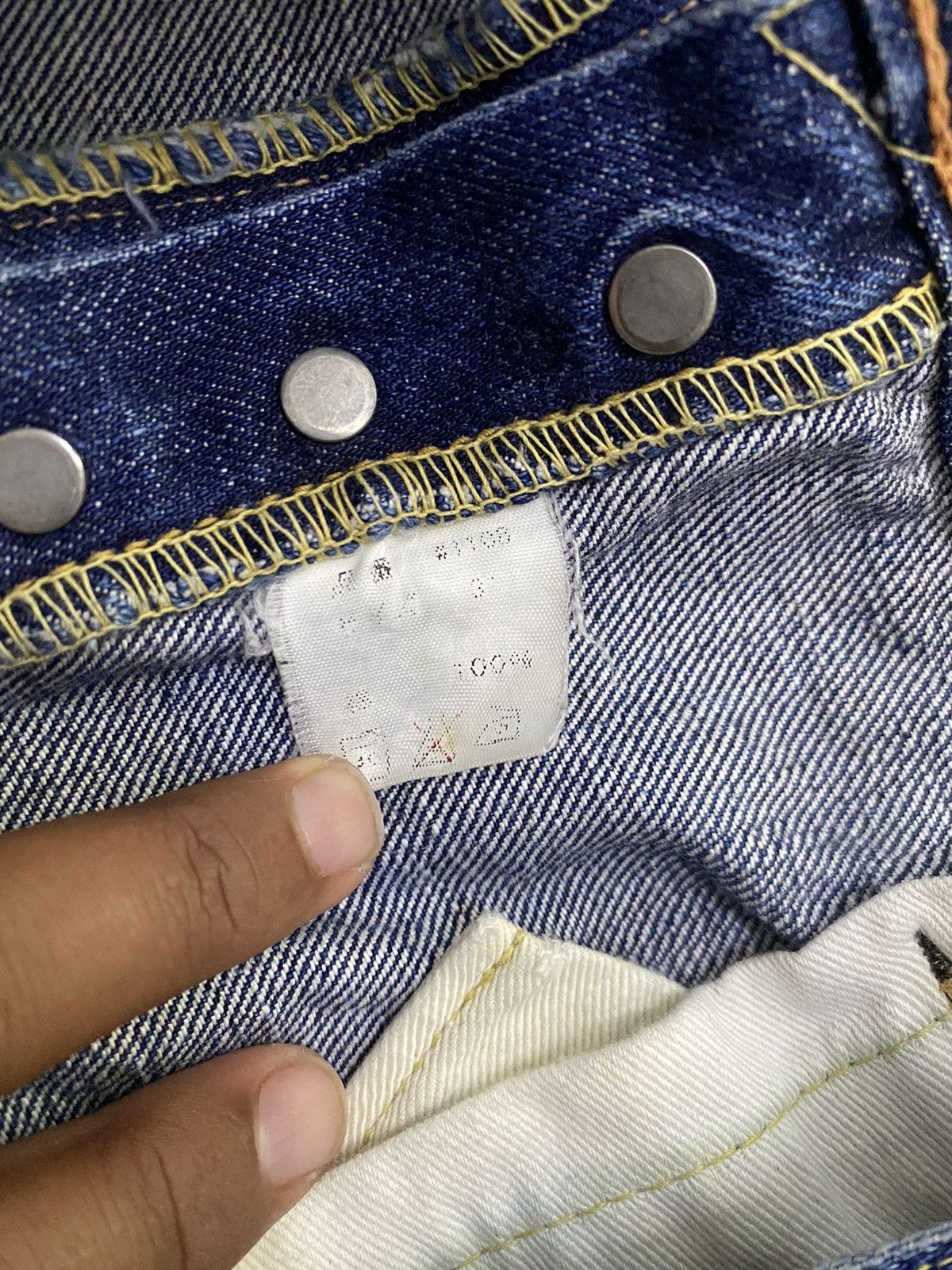 Full Count & Co. JAPAN BRAND FULL COUNT RIPPED DENIM SELVEDGE UNISEX Size US 30 / EU 46 - 6 Thumbnail