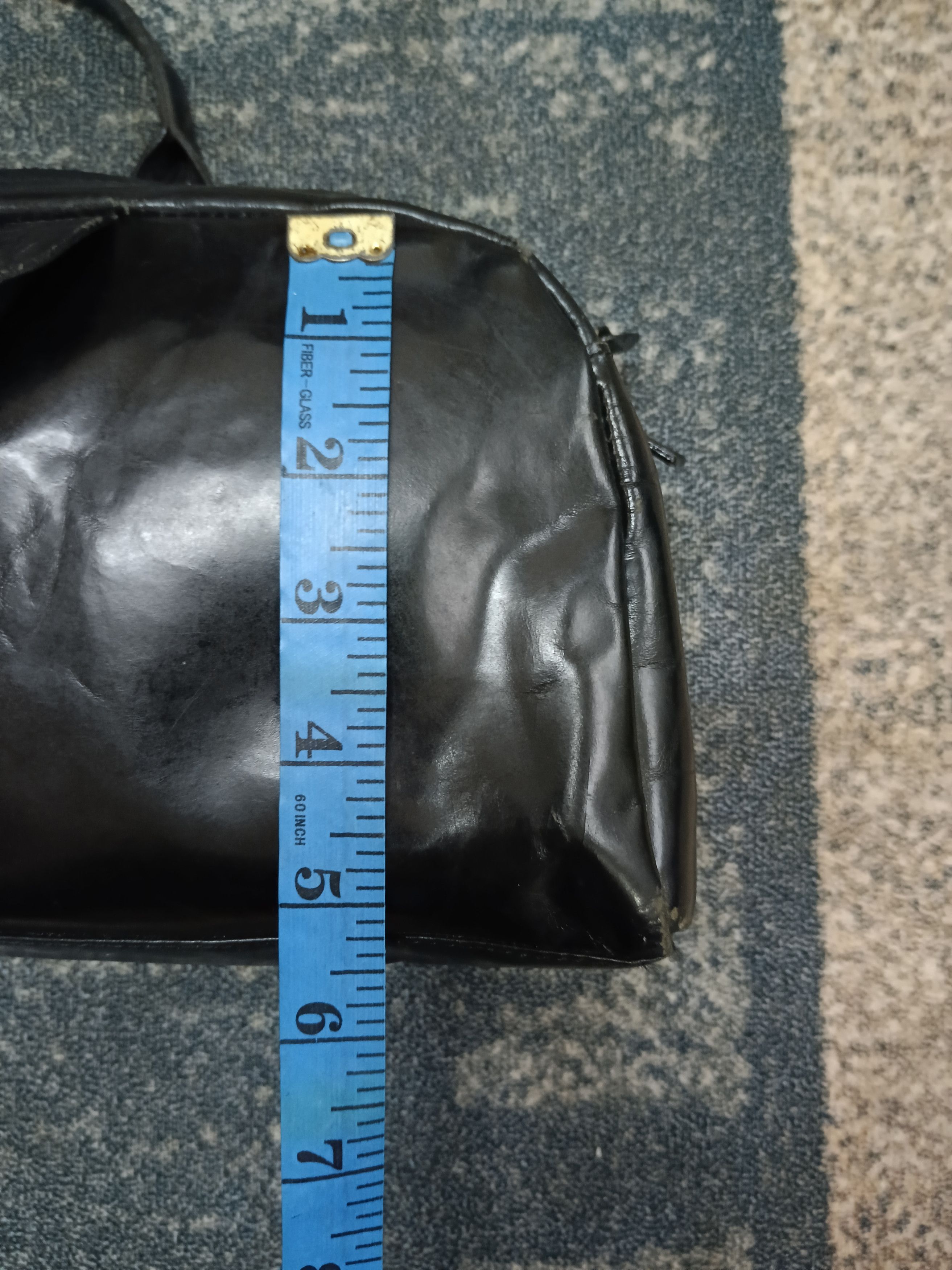 Issey Miyake × Leather ISSEY MIYAKI TSUMORI DUFFLE/GYM LEATHER BAG Size ONE SIZE - 16 Thumbnail