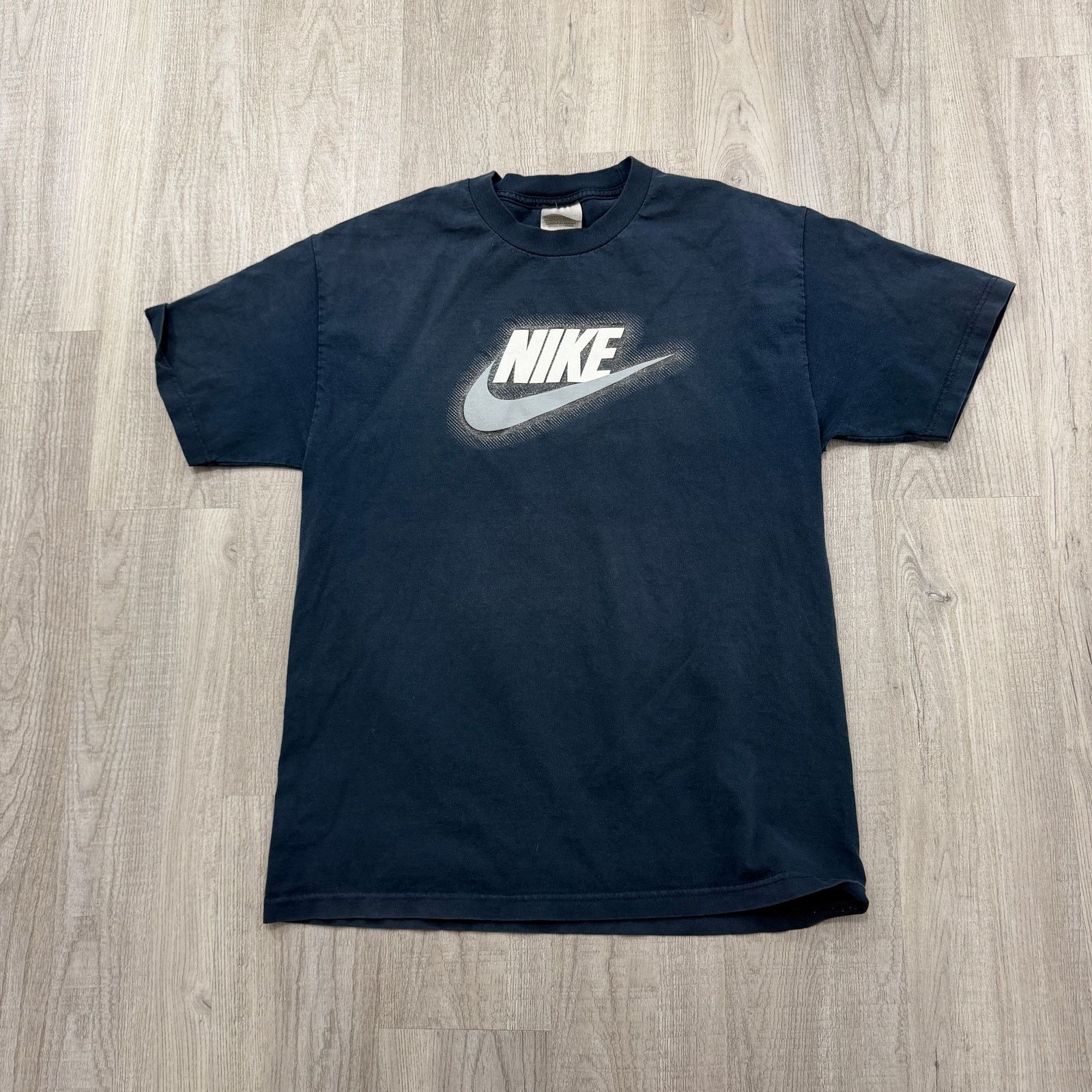 Nike Vintage Nike Swoosh Shirt Men's Large Blue Graphic Tee Size US L / EU 52-54 / 3 - 1 Thumbnail