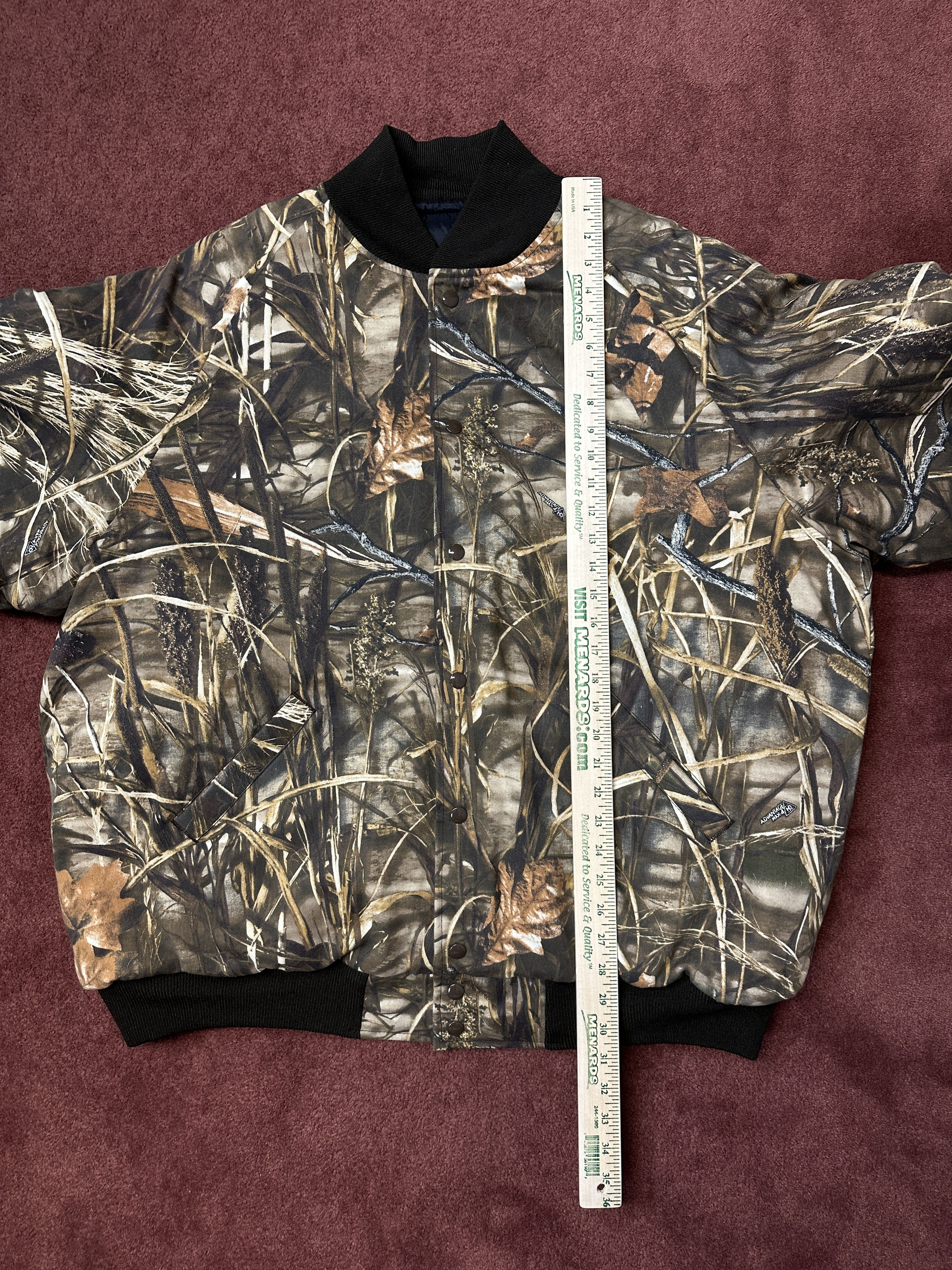 Realtree Vintage Advantage Max Camo Snap Button Bomber NWOT XXL Size US XXL / EU 58 / 5 - 10 Thumbnail