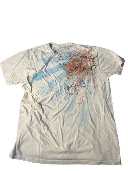Vintage Vintage Miami Ink Y2K Ed Hardy Styled T-Shirt Size US L / EU 52-54 / 3 - 1 Thumbnail