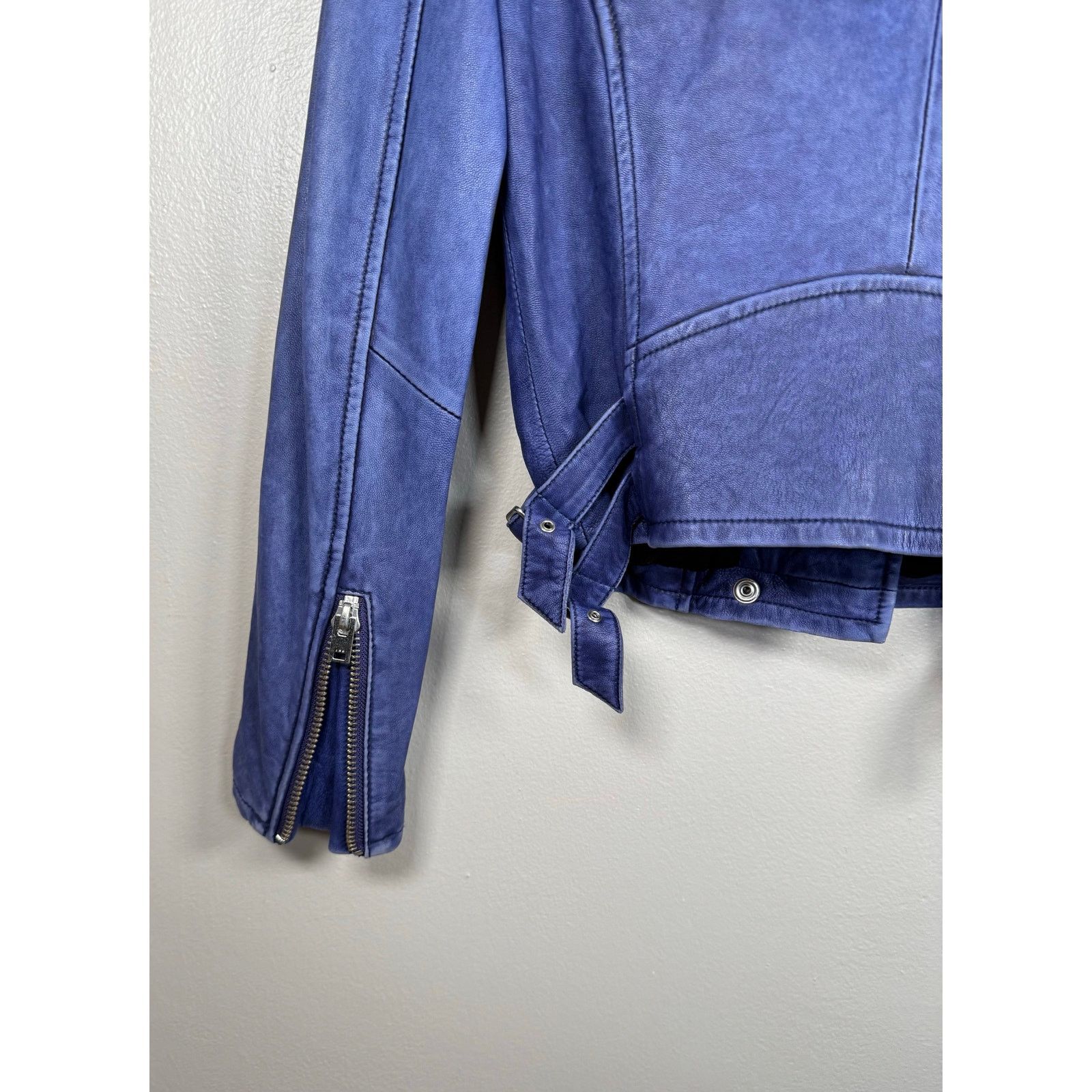 Iro IRO Ashville Lambskin Leather Jacket $1200 size 36/4 US Size S / US 4 / IT 40 - 11 Thumbnail