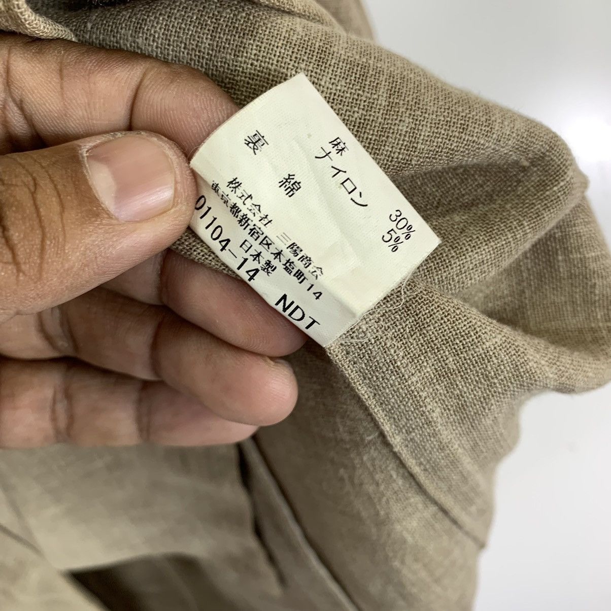Burberry VINTAGE BURBERRY OF LONDON COTTON LINEN BUTTON SHIRT Size US M / EU 48-50 / 2 - 7 Thumbnail
