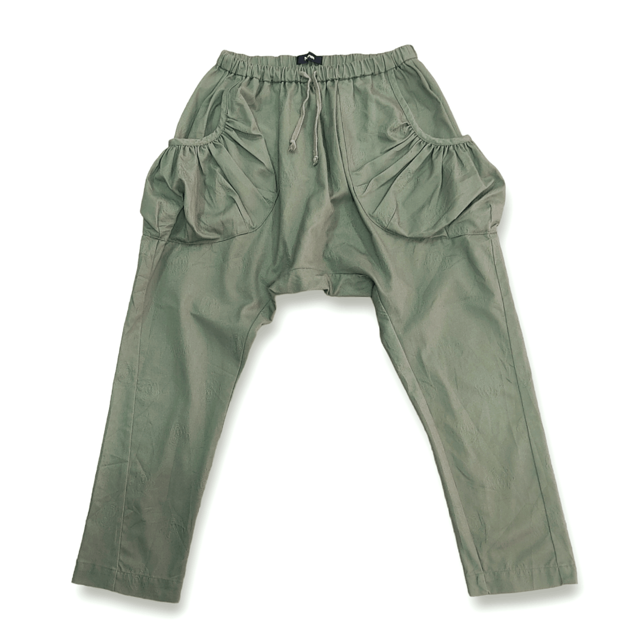 Issey Miyake NÉ-NET AOP Monkeys Jacquard Drop-Crotch Harem Pants Size 27" / US 4 / IT 40 - 1 Thumbnail