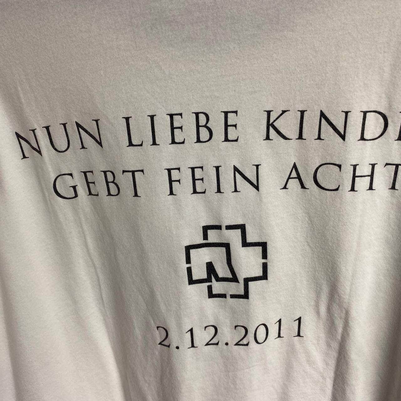 Band Tees × Vintage Vintage Rammstein Big Logo 2011 rare metal rock tee Size US XL / EU 56 / 4 - 8 Thumbnail