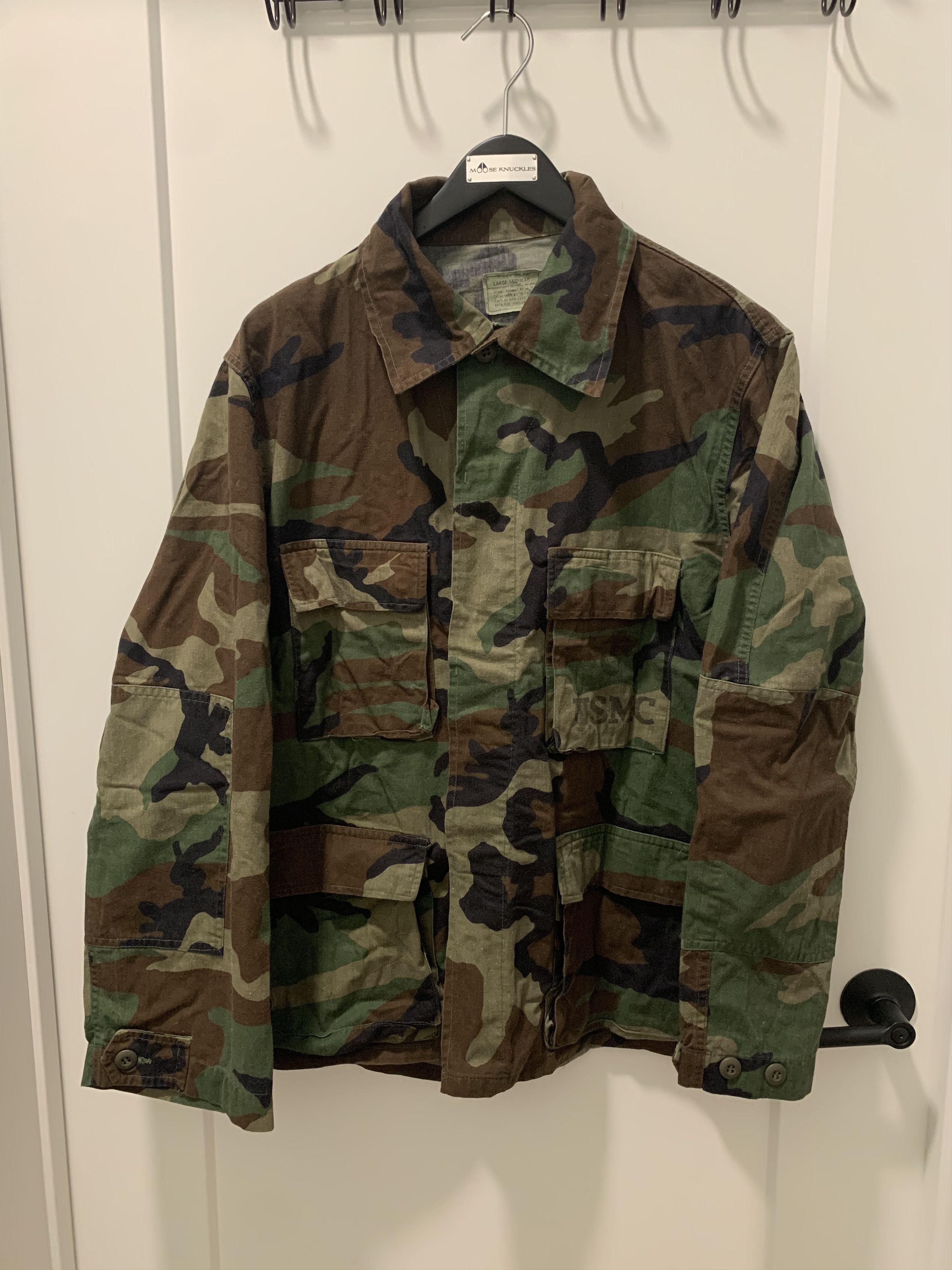 Vintage vintage military USMC camo light field jacket Size US L / EU 52-54 / 3 - 1 Thumbnail