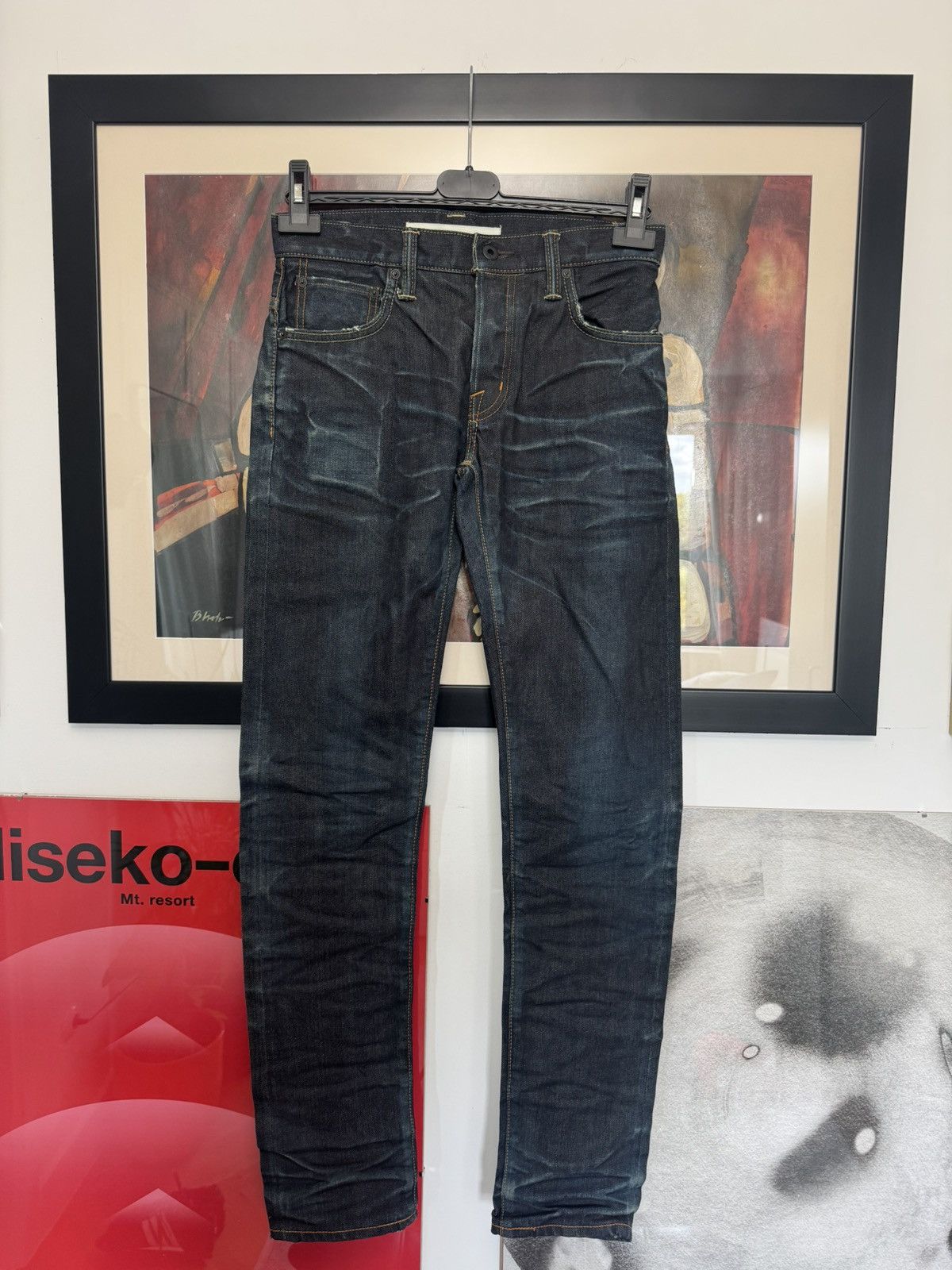 Mastercraft Union MASTERCRAFT UNION Jeans Slim Taper Raw Denim Japan Selvedge Size US 29 - 1 Thumbnail