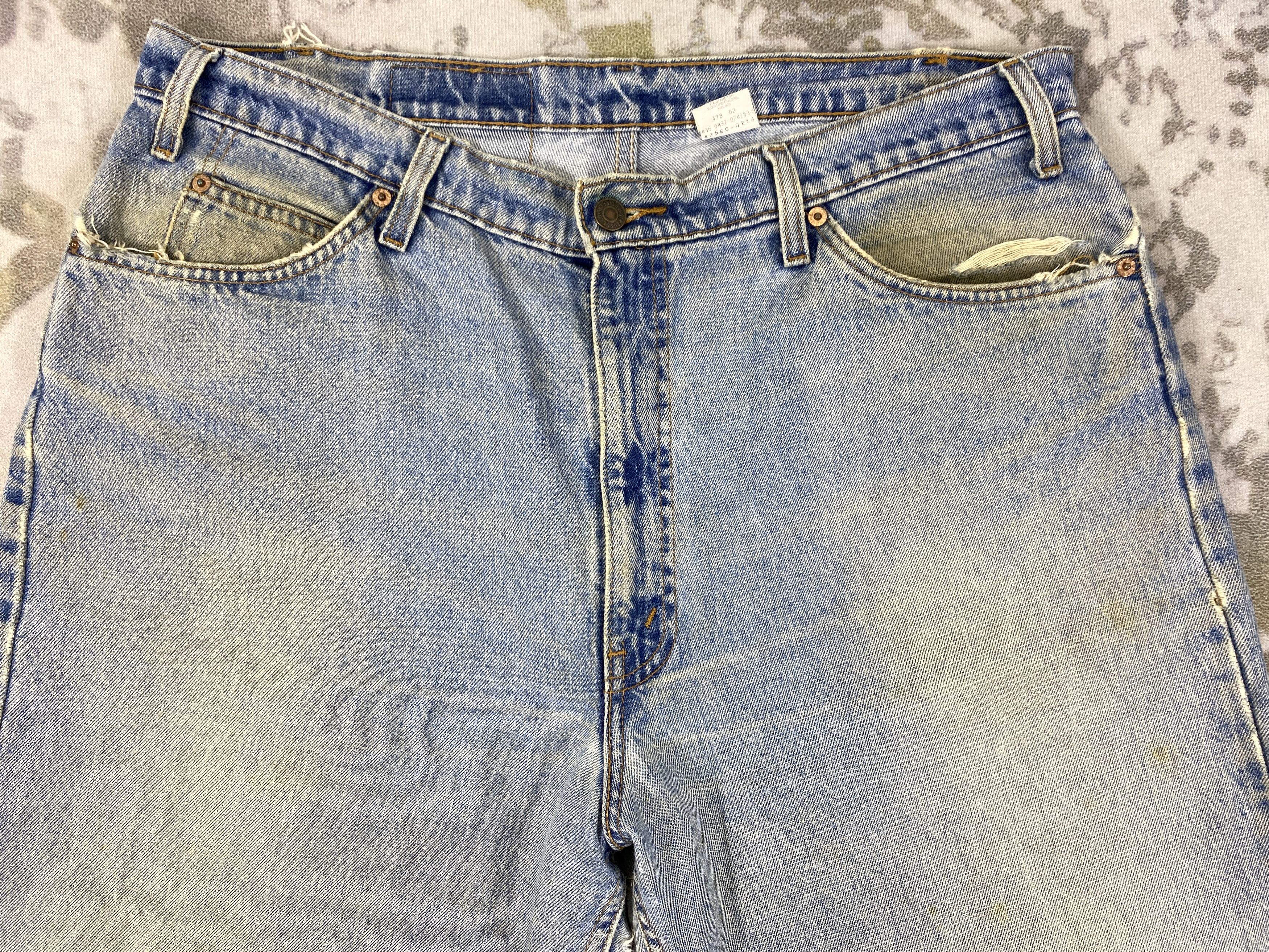 Levi's Light Blue Wash Vintage Levi's 560 38x30.5 Denim -JN1950 Size US 38 / EU 54 - 3 Thumbnail