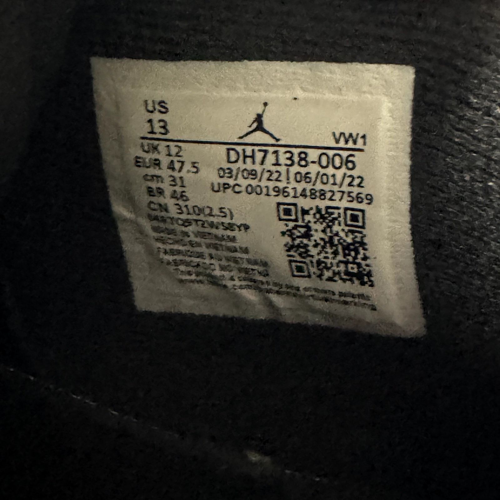 Jordan Brand × Nike Size 13 - Air Jordan 4 Retro SE Black Canvas Men's Shoes Size US 13 / EU 46 - 7 Thumbnail