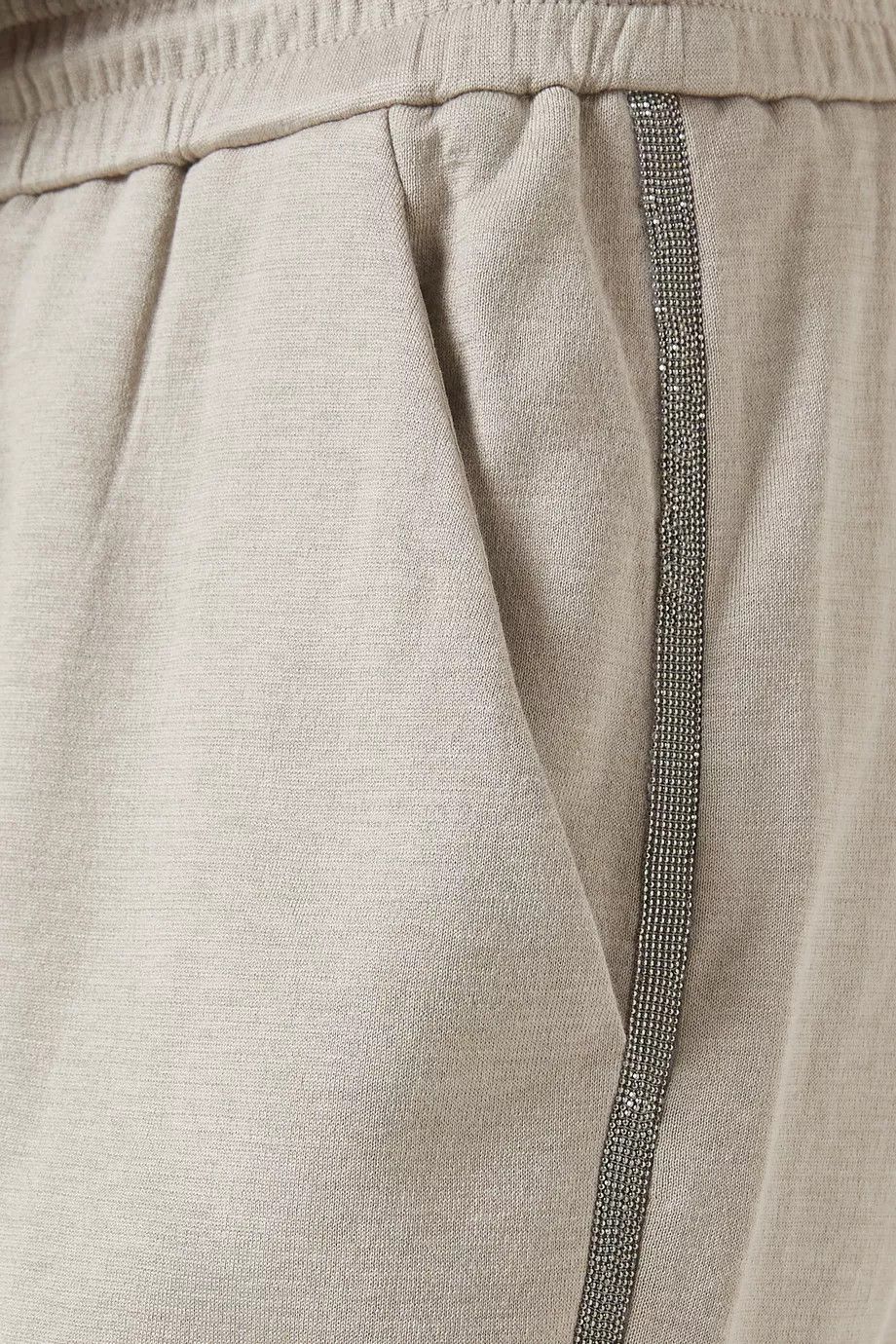 Brunello Cucinelli o1w1db10825 Woman Sport Pants in Open Green Size 26" / US 2 / IT 38 - 4 Thumbnail
