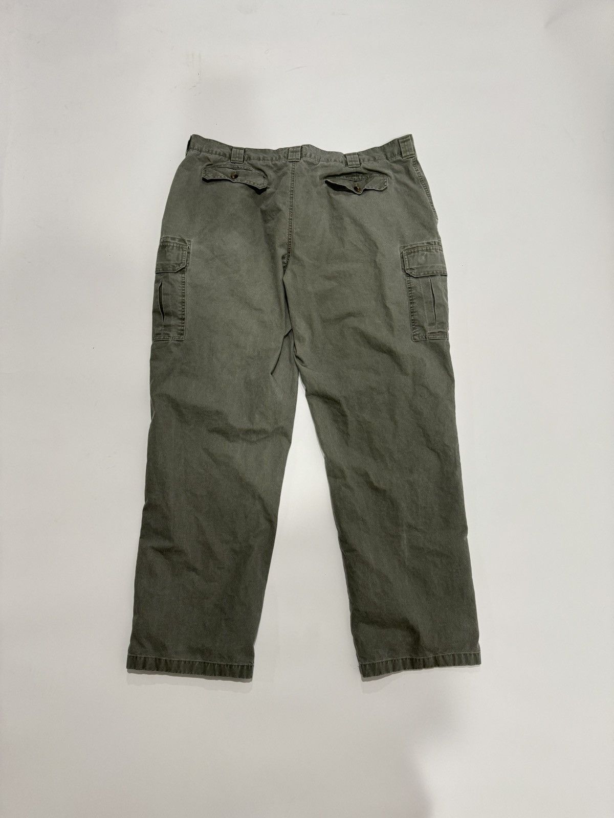 L.L. Bean LL Bean Mens Natural Fit Cargo Pants Olive Green Sz 42x34 Size US 42 / EU 58 - 3 Thumbnail