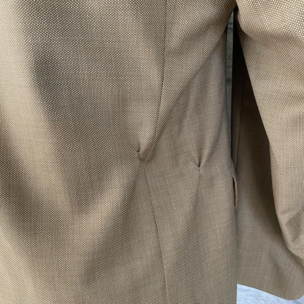 Ralph Lauren Ralph Lauren wool tan suit w/fully lined 3 button jacket and Size 44R - 16 Thumbnail