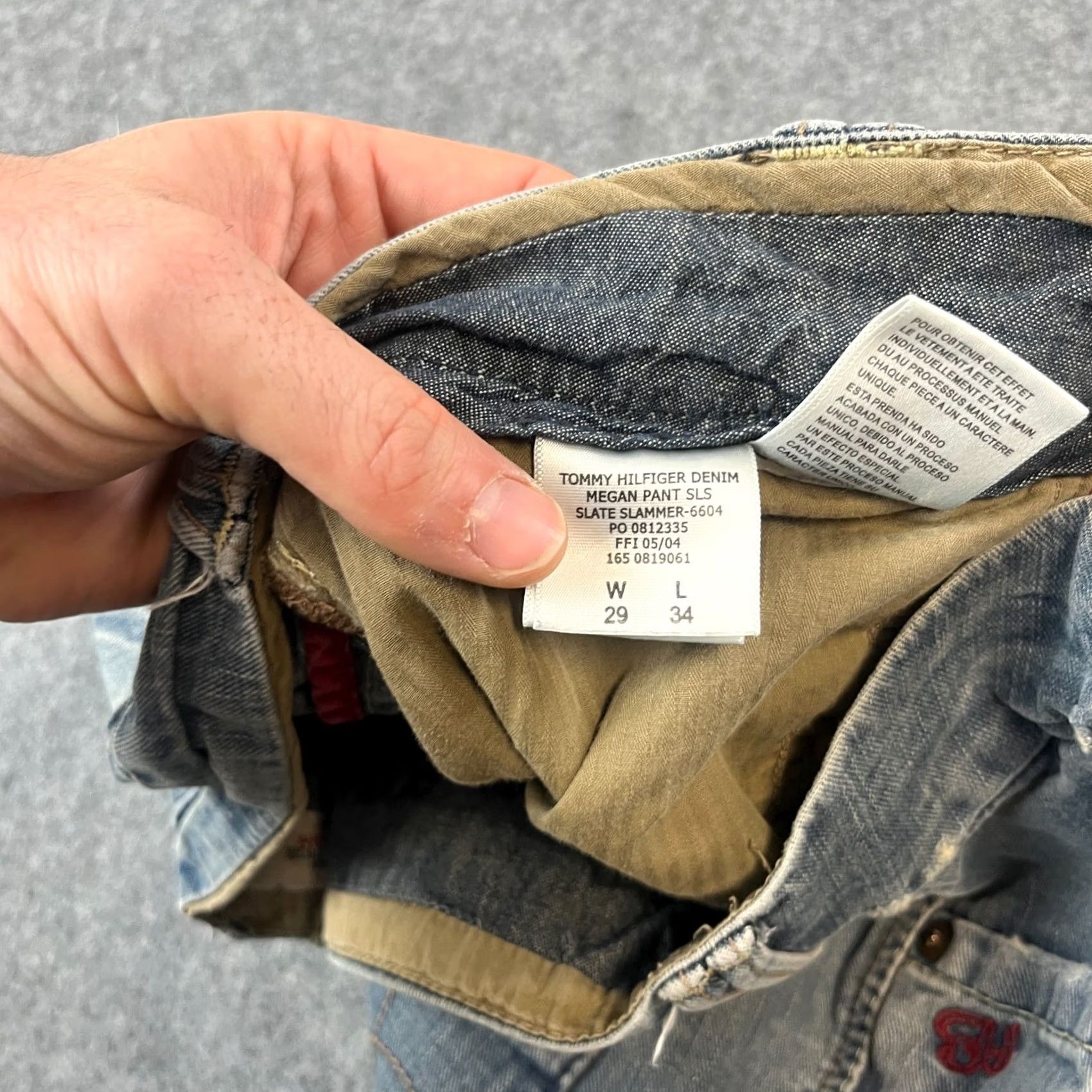 Tommy Hilfiger Tommy Hilfiger Womens Jeans Straight 29 32 Mid Blue Relaxed Baggy Megan Denim Pants Jeans Size 29" - 7 Thumbnail