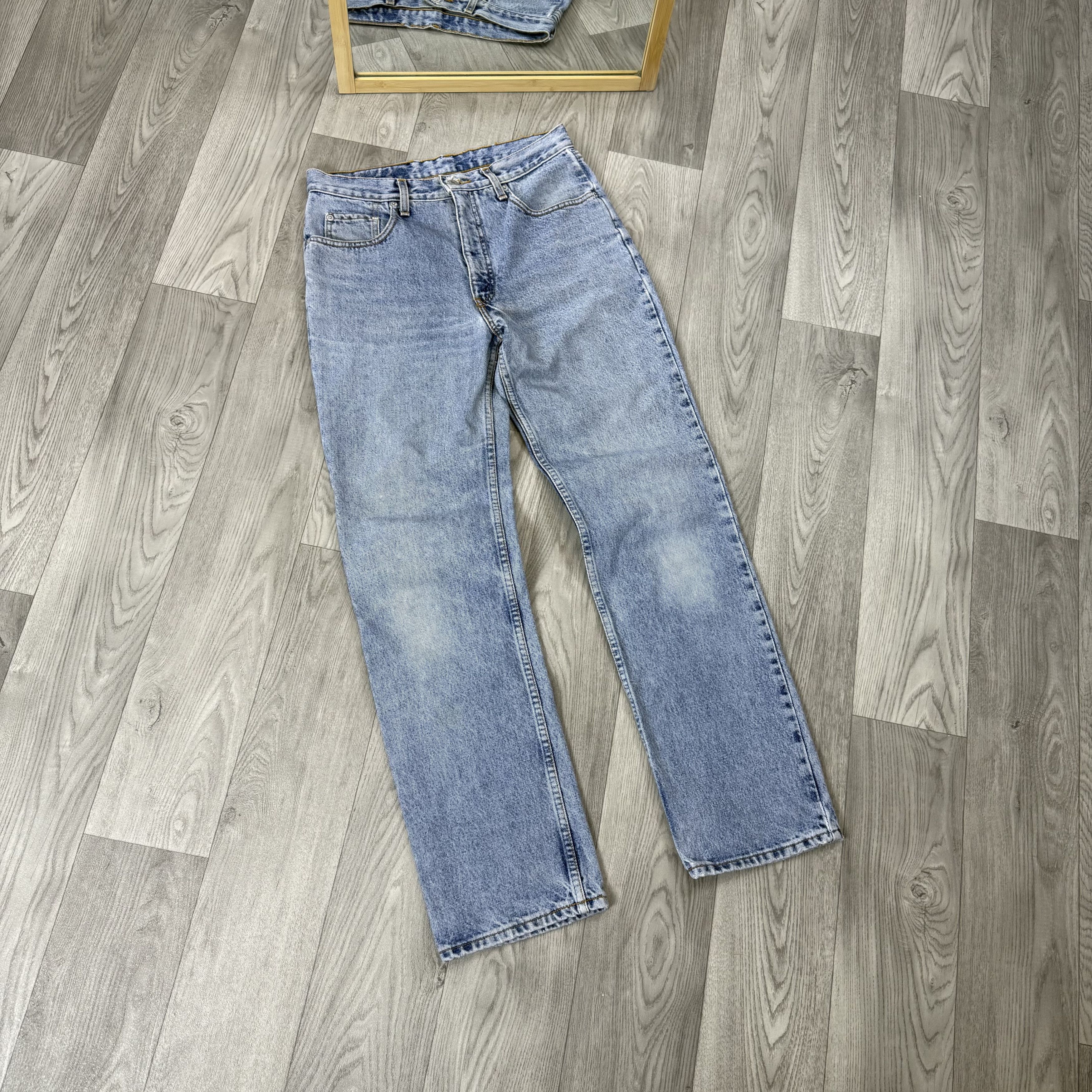Levi's Vintage Levi's 627 Orange Tab Stonewashed Blue Denim Jeans Size US 32 / EU 48 - 4 Thumbnail