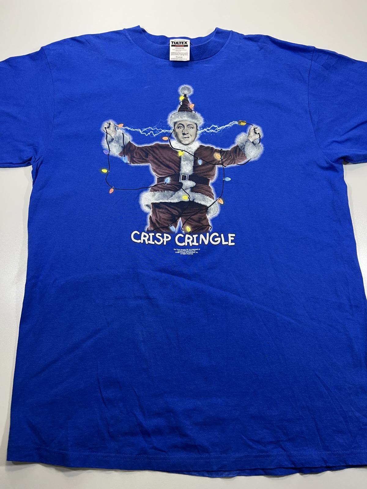 Other Vintage 1998 Crisp Cringle The Three Stooges Graphic T-Shirt Size US XL / EU 56 / 4 - 1 Thumbnail
