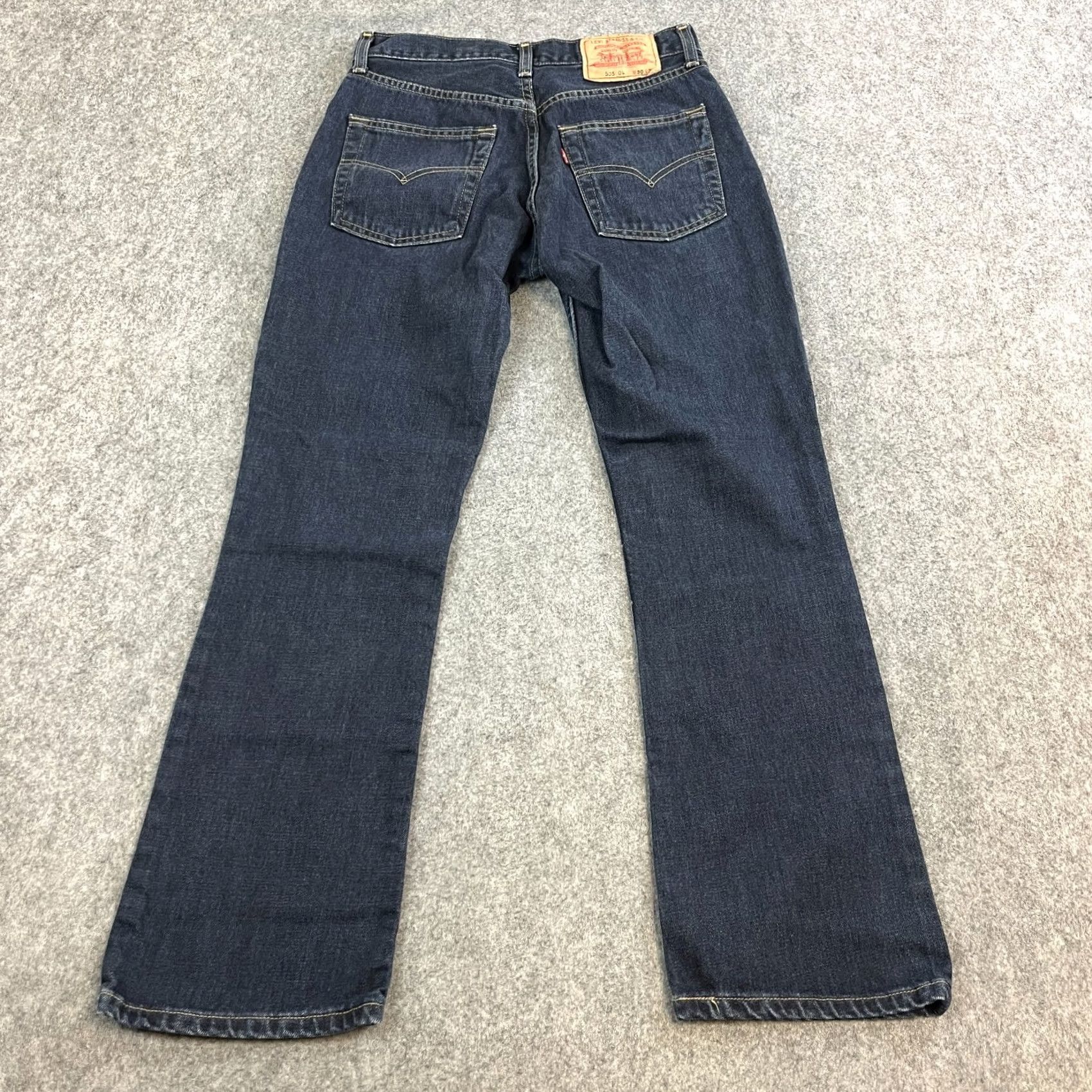 Levi's VINTAGE Levi's Jeans Regular Bootcut 27 28 UK 8 Dark Blue Indigo Raw Neppy Denim Jeans Womens Levi's 535 Size 30" / US 8 / IT 44 - 2 Thumbnail
