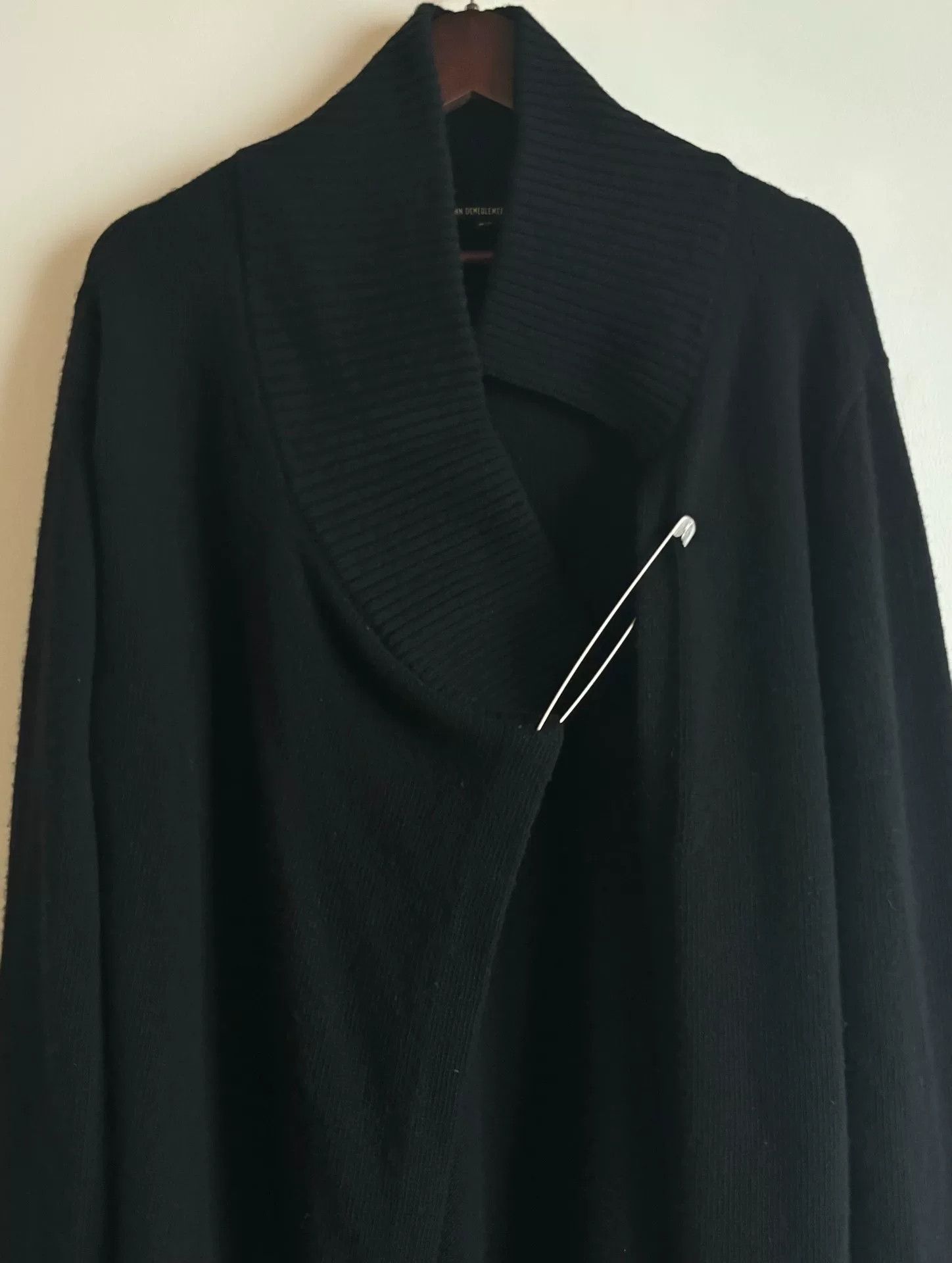 Ann Demeulemeester Ann Demeulemeester Asymmetrical Wool Coat Size XS / US 0-2 / IT 36-38 - 1 Thumbnail