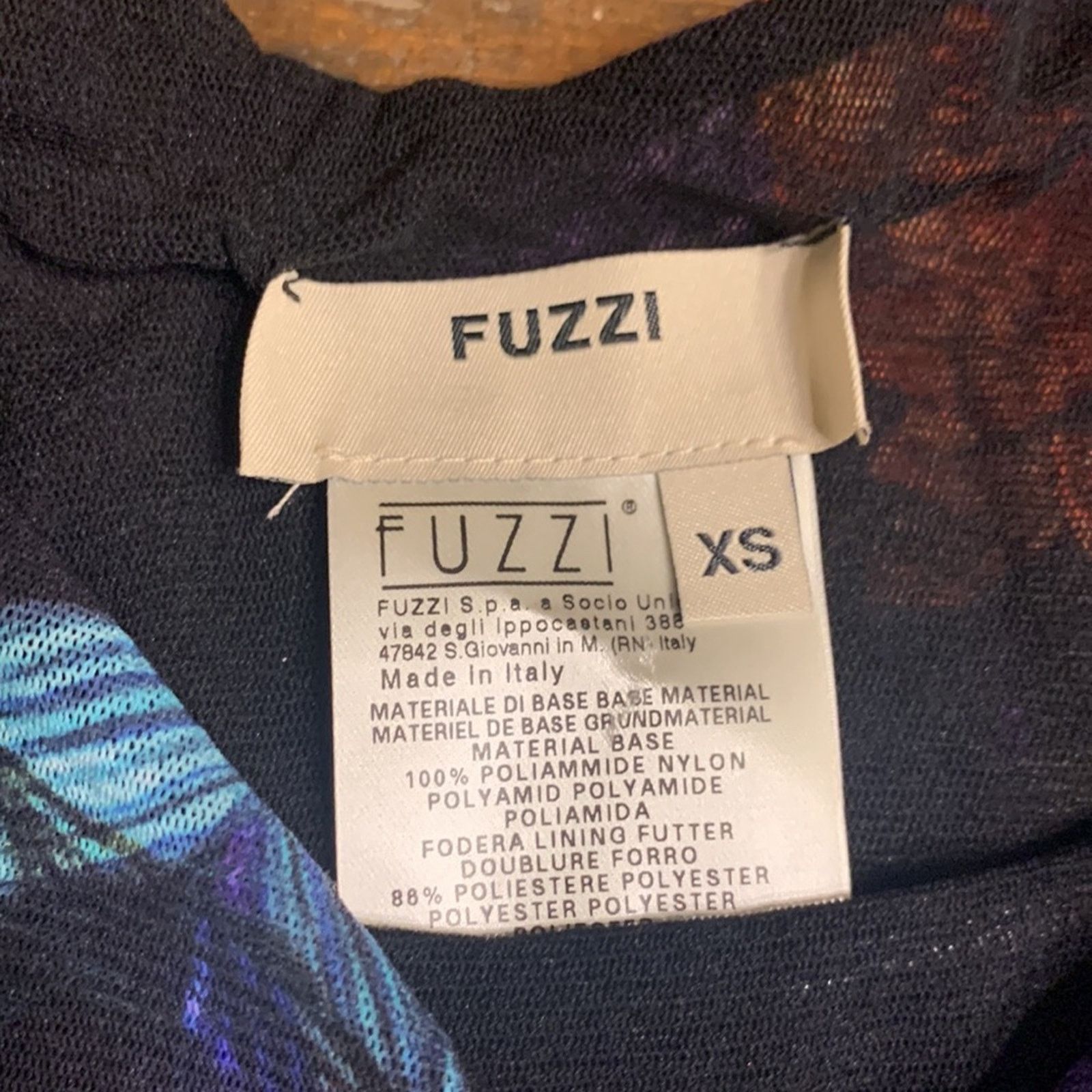 FUZZI Fuzzi Italy mesh floral V neck bodycon bombshell wiggledress Size XS / US 0-2 / IT 36-38 - 8 Thumbnail