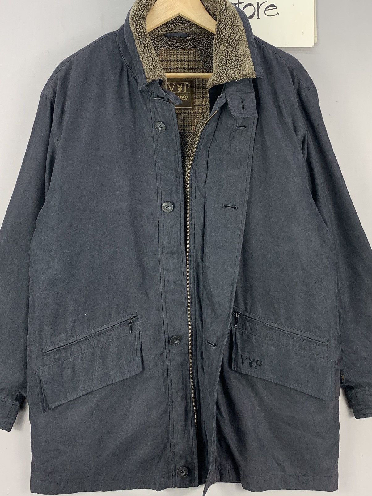 Playboy Vintage Playboy Collection Detachable Sherpa Zipper Jacket Size US L / EU 52-54 / 3 - 5 Thumbnail