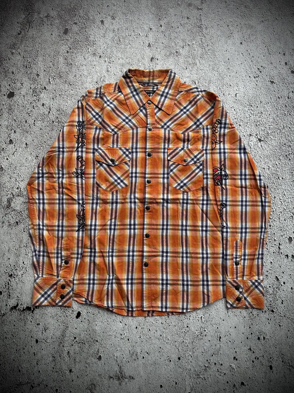 Hysteric Glamour Y2k Water back Losangles Punk style Shirt Size US M / EU 48-50 / 2 - 2 Thumbnail