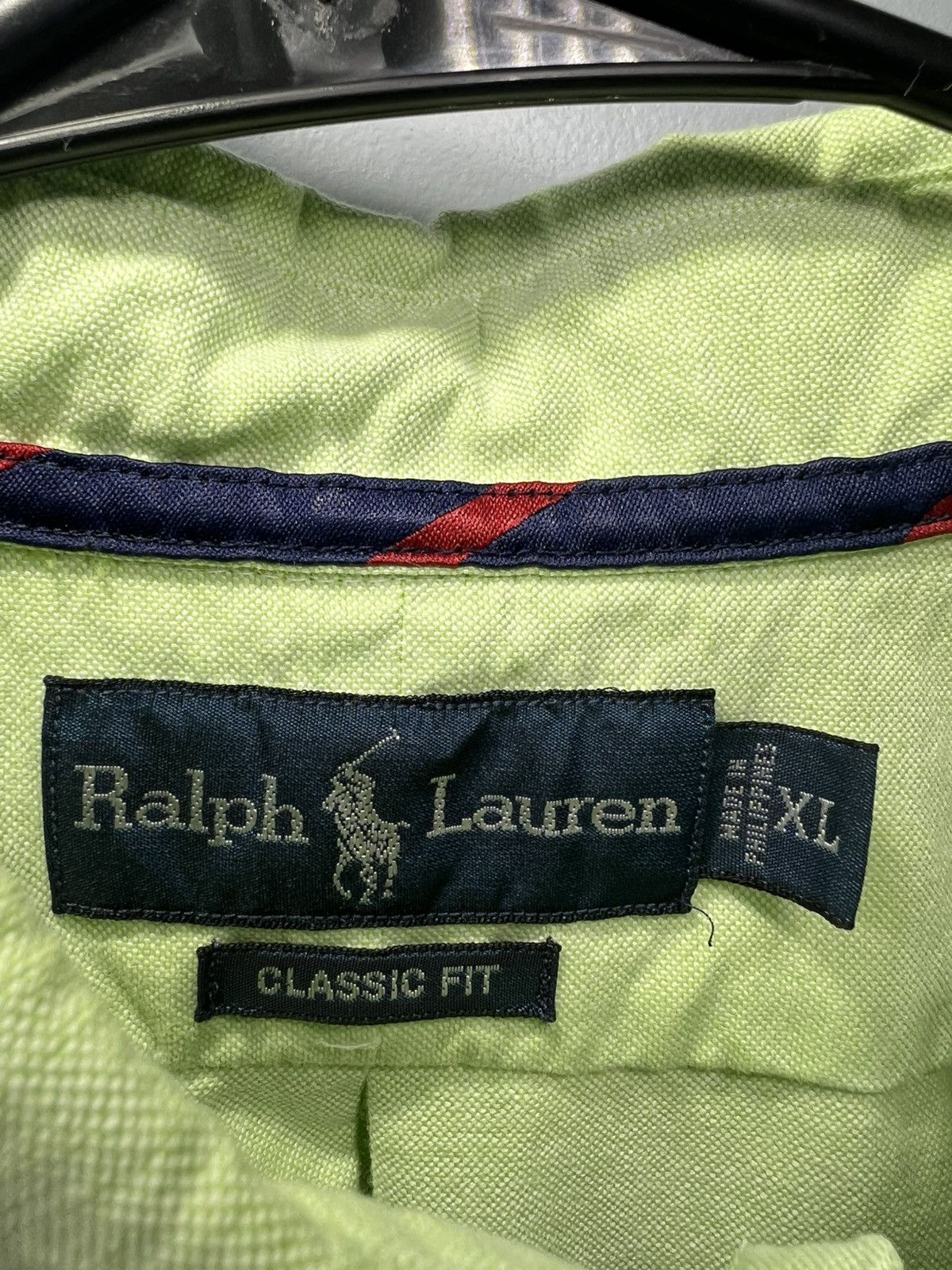 Polo Ralph Lauren Ralph Lauren Polo Shirt Mens XL Button Down Mint Green Lime Size US XL / EU 56 / 4 - 3 Thumbnail