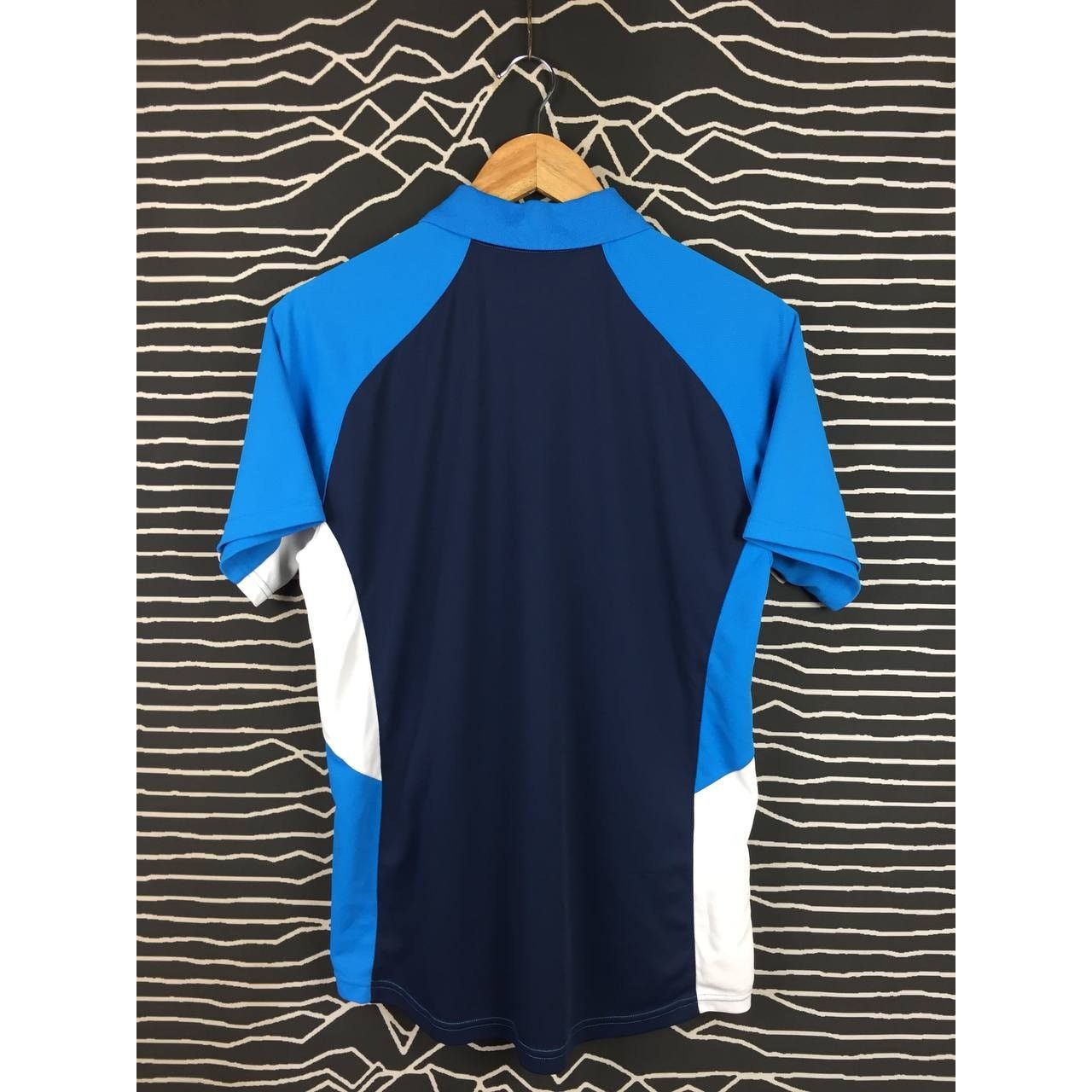 Japanese Brand × Mizuno Vtg Mizuno Small Logo Colorblock Activewear Polo Tee Size US M / EU 48-50 / 2 - 6 Thumbnail