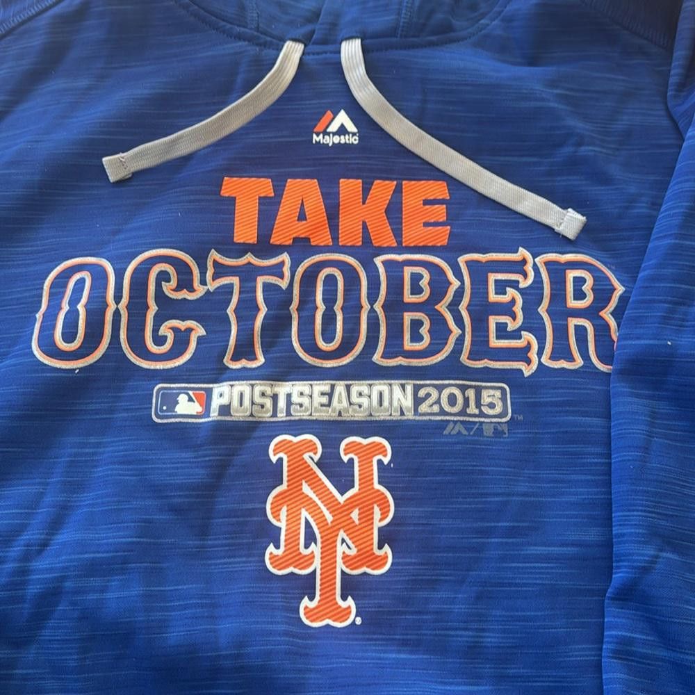 Majestic NY METS HOODIE - TAKE OCTOBER 2015 Size US L / EU 52-54 / 3 - 2 Thumbnail