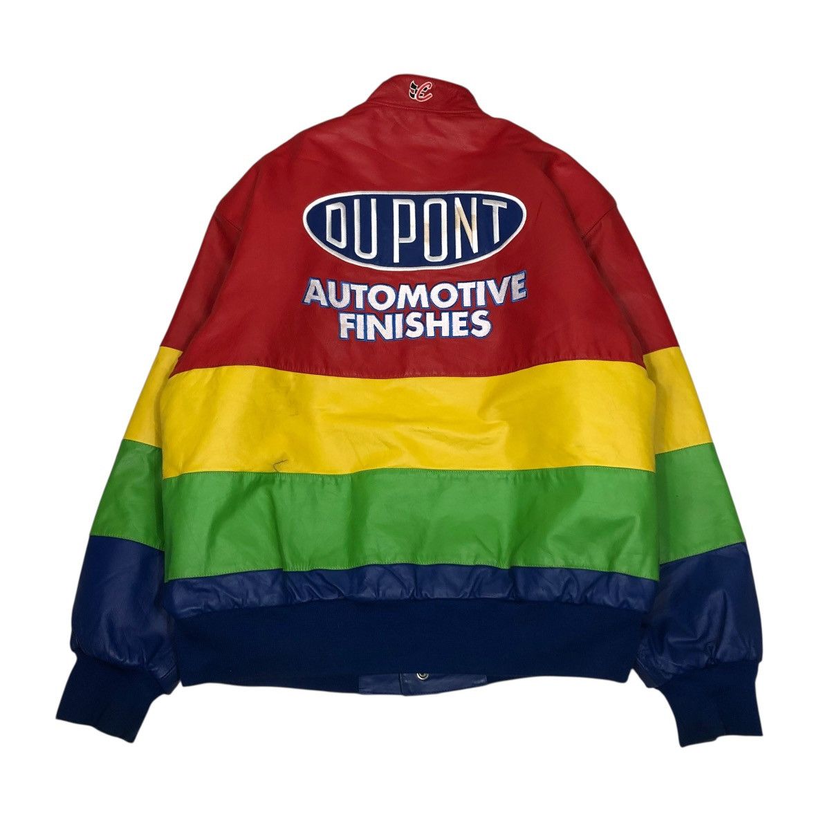 Jimi Hendrix 🔥VINTAGE GENUINE LEATHER JACKET BOMBER DUPONT HENDRIK USA Size US L / EU 52-54 / 3 - 2 Thumbnail