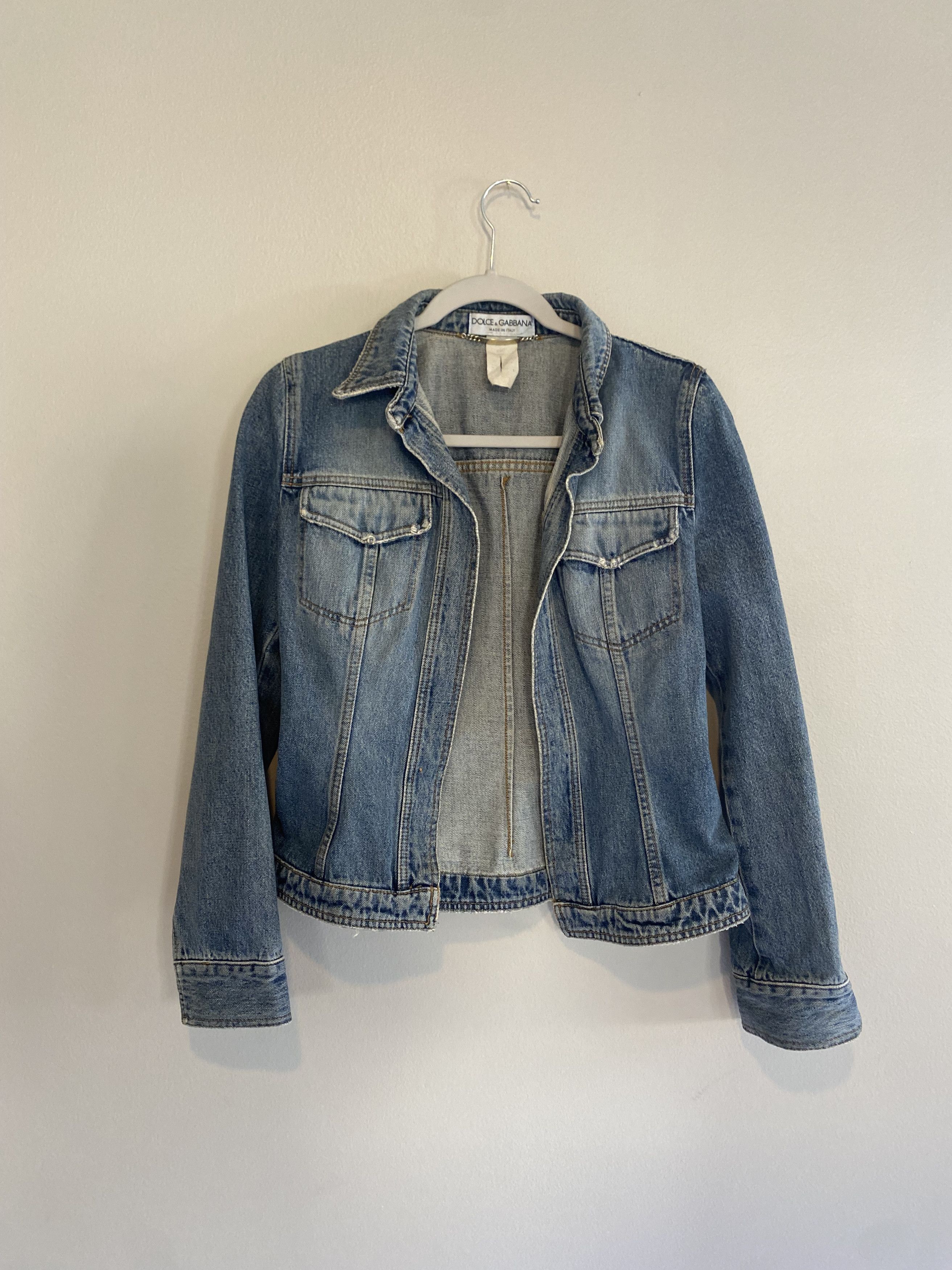 Dolce & Gabbana DOLCE & GABBANA DENIM JACKET Size S / US 4 / IT 40 - 3 Thumbnail