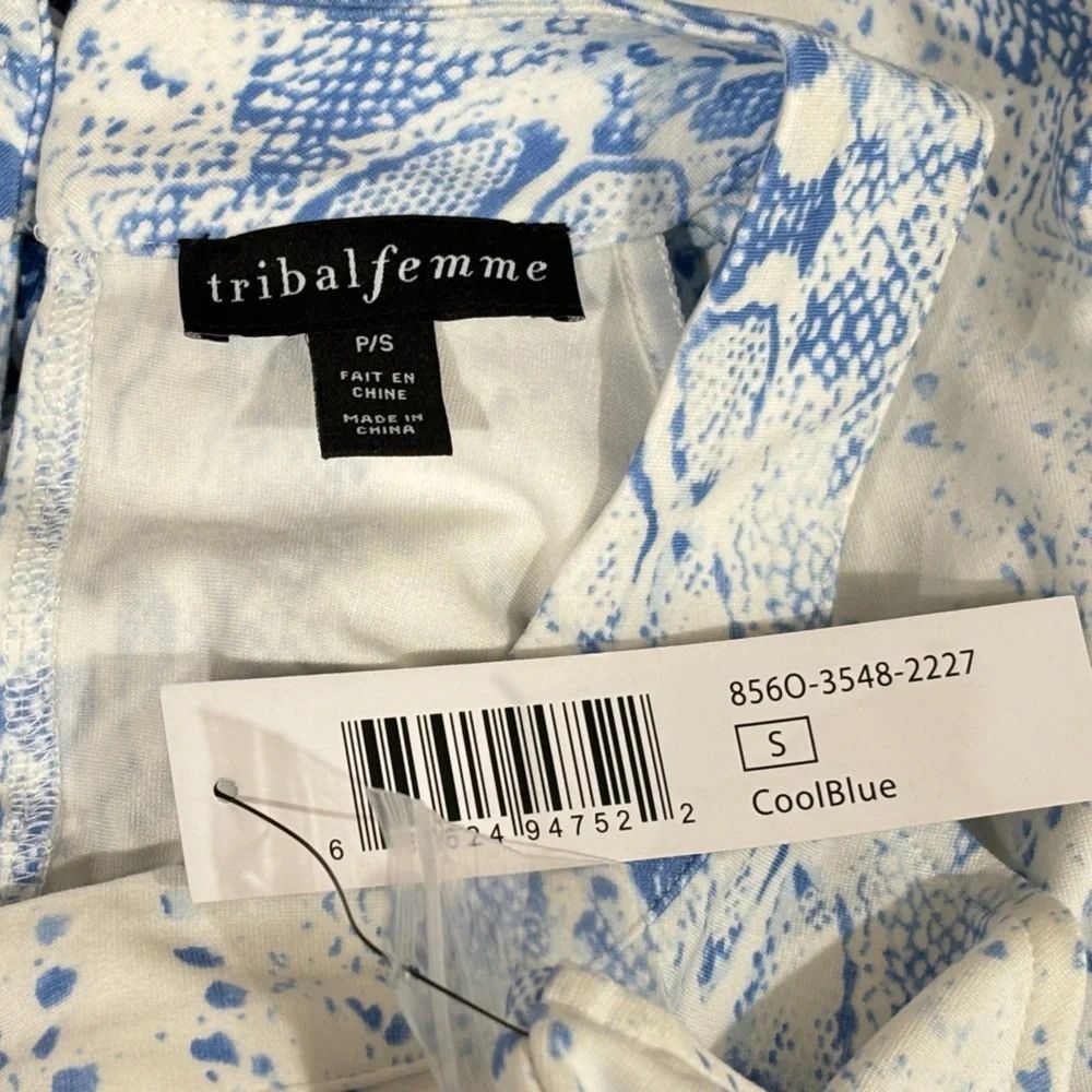 Tribal Streetwear Tribalfemme Floral Dress Round Neck NWT Size S / US 4 / IT 40 - 3 Thumbnail
