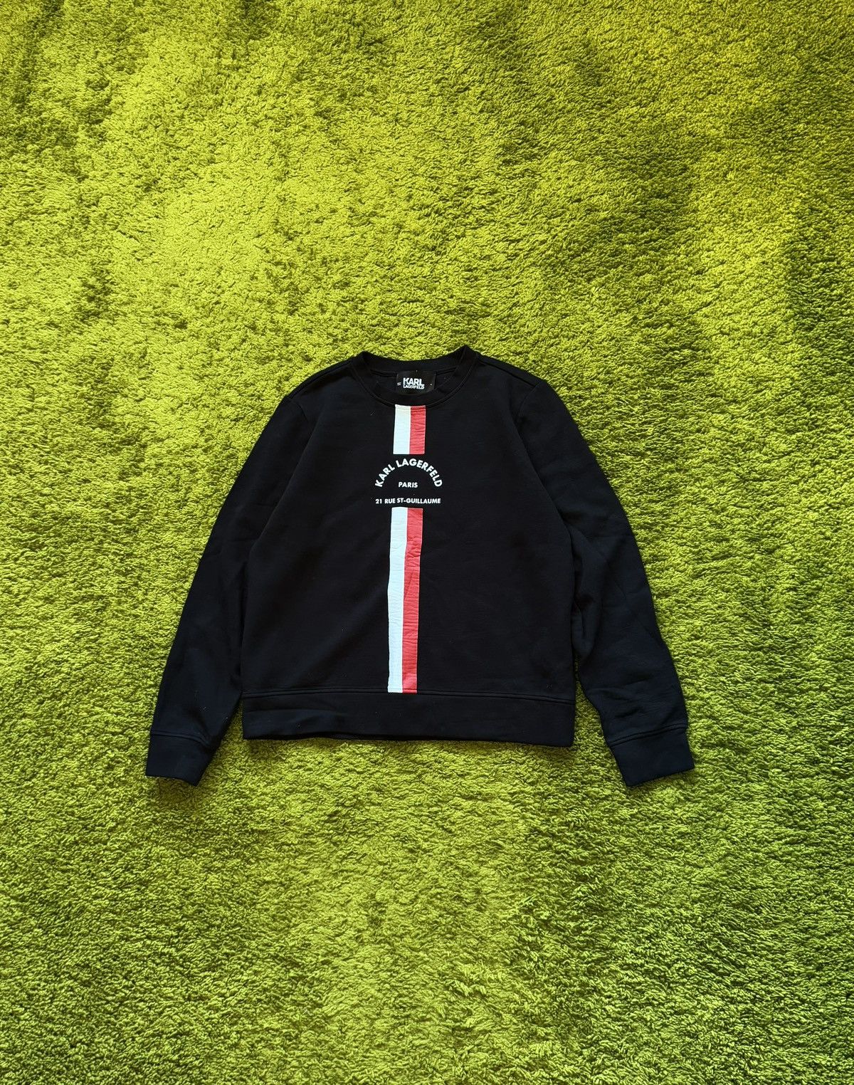 Designer × Karl Lagerfeld Karl Lagerfeld centre logo sweatshirt black Size M / US 6-8 / IT 42-44 - 1 Thumbnail