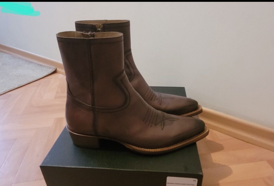 From The First 45mm Brown Western boots with embroidery Size US 9 / EU 42 - 6 Thumbnail