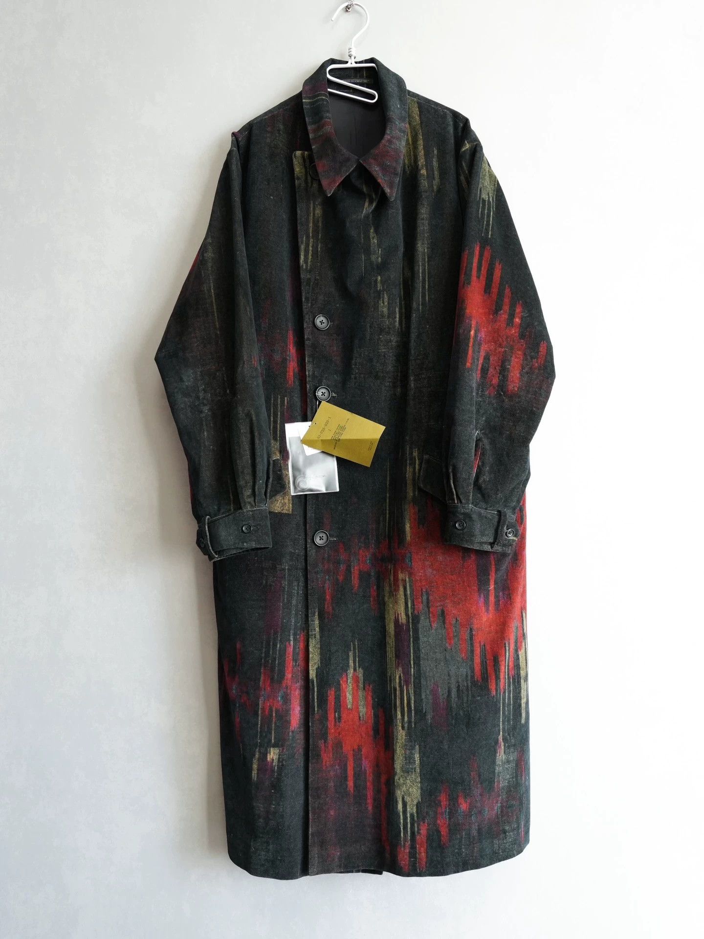 Yohji Yamamoto Yohji Yamamoto 23AW Central Asian Traveler Velvet Overcoat Size US S / EU 44-46 / 1 - 4 Thumbnail