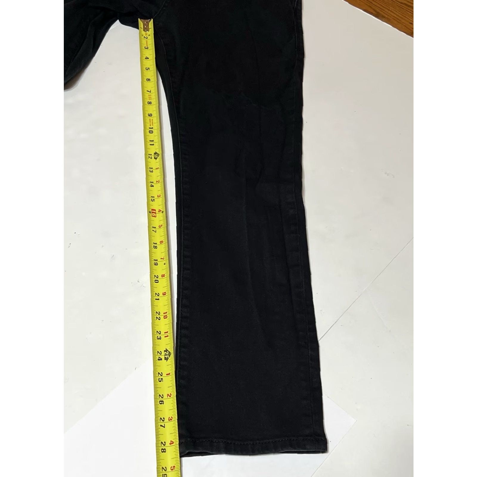 Mavi Mavi Jake Slim Leg Black Jeans Men's 31x29 31x30 Stretch Denim Cotton Blend Logo Slim Jeans Mens Size US 31 - 5 Thumbnail
