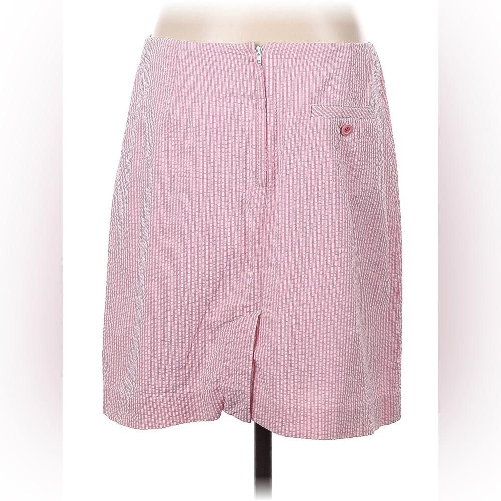 Designer Pink Striped Lily Pulitzer Skirt Size 27" / US 4 / IT 40 - 2 Thumbnail