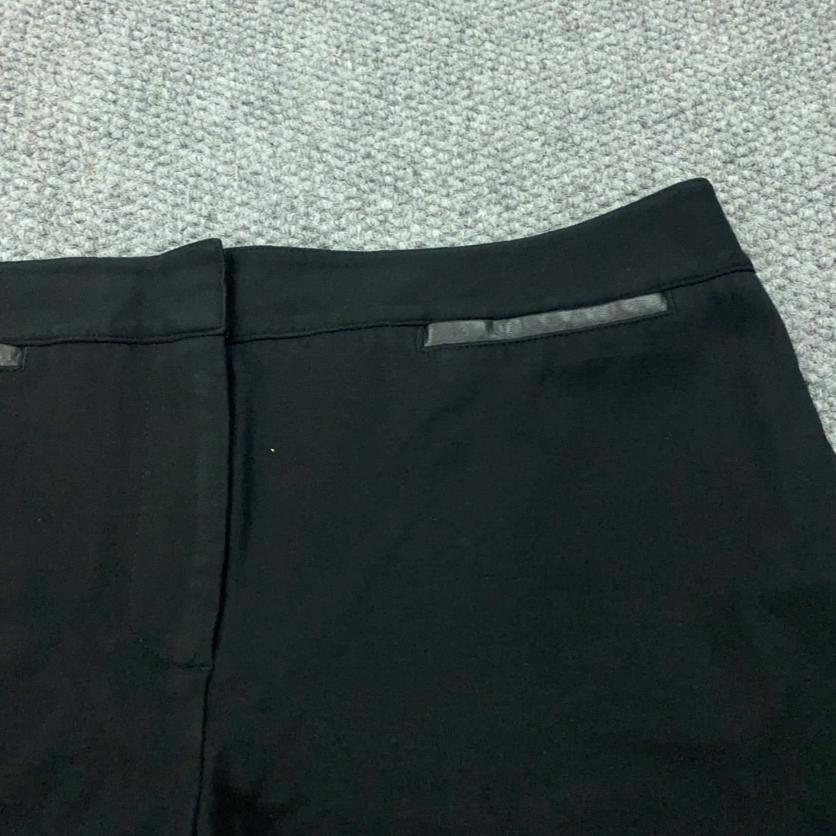 Talbots Talbots Dress Pants Womens Size 14 Black Mid-Rise Stretch Straight Leg Size 34" / US 12 / IT 48 - 3 Thumbnail