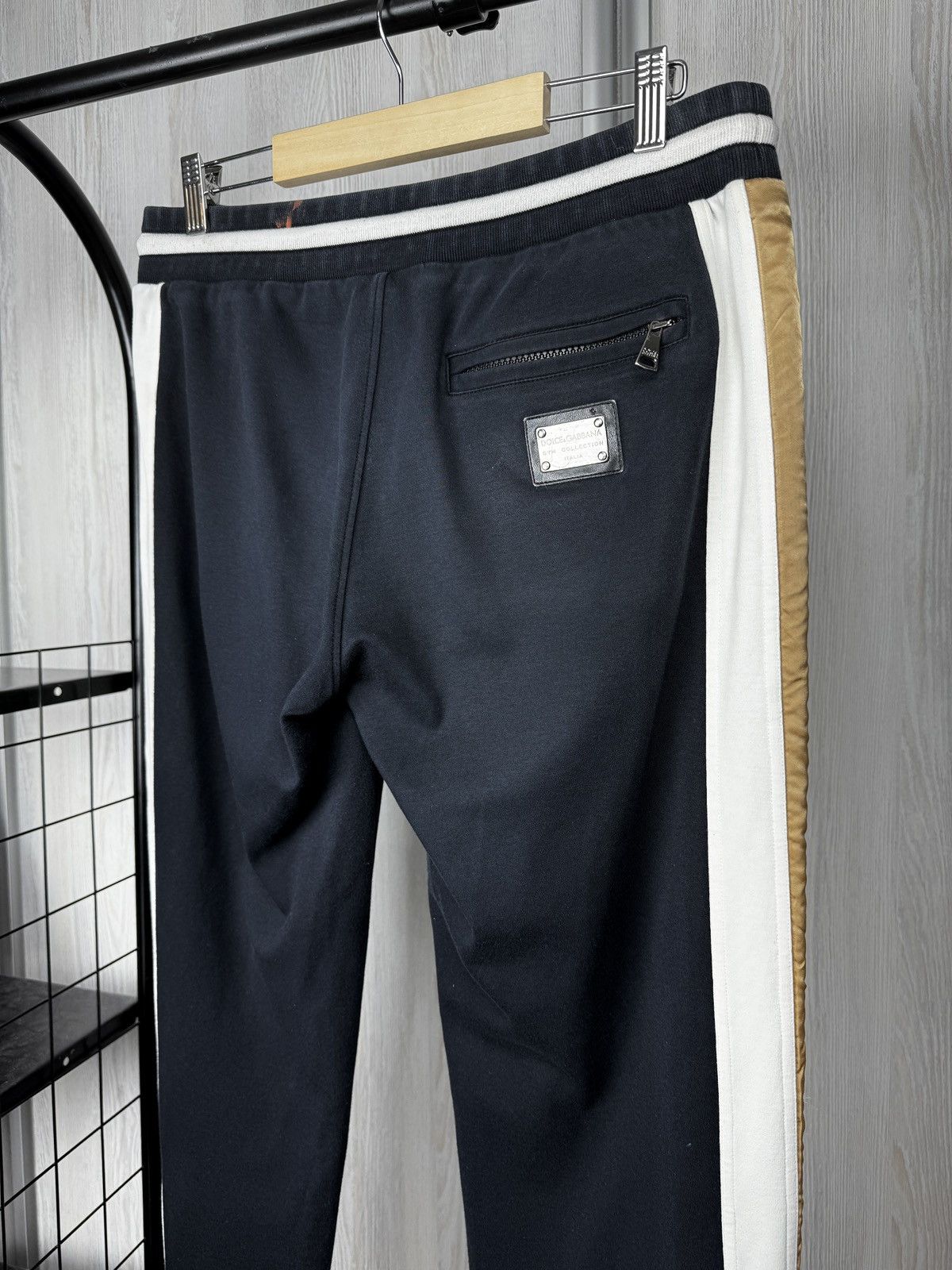 Dolce & Gabbana Dolce & Gabbana Italia Black White Stripes Sweat Track pants Size US 32 / EU 48 - 5 Thumbnail