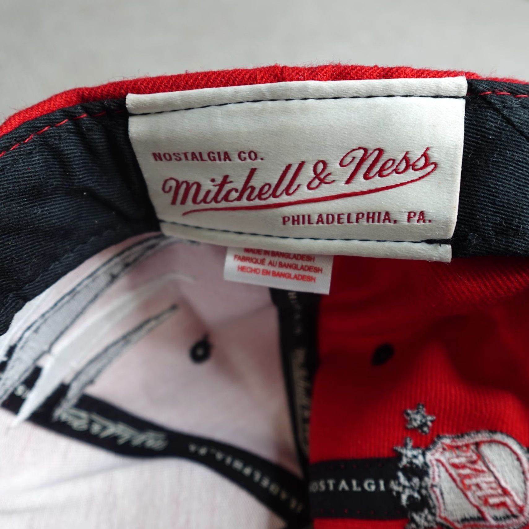 Mitchell & Ness Mitchell & Ness Hat Red Embroidered New Jersey Devils Diamond Snapback Adjustable One Size Men Sports Casual Cap Size US M / EU 48-50 / 2 - 4 Thumbnail