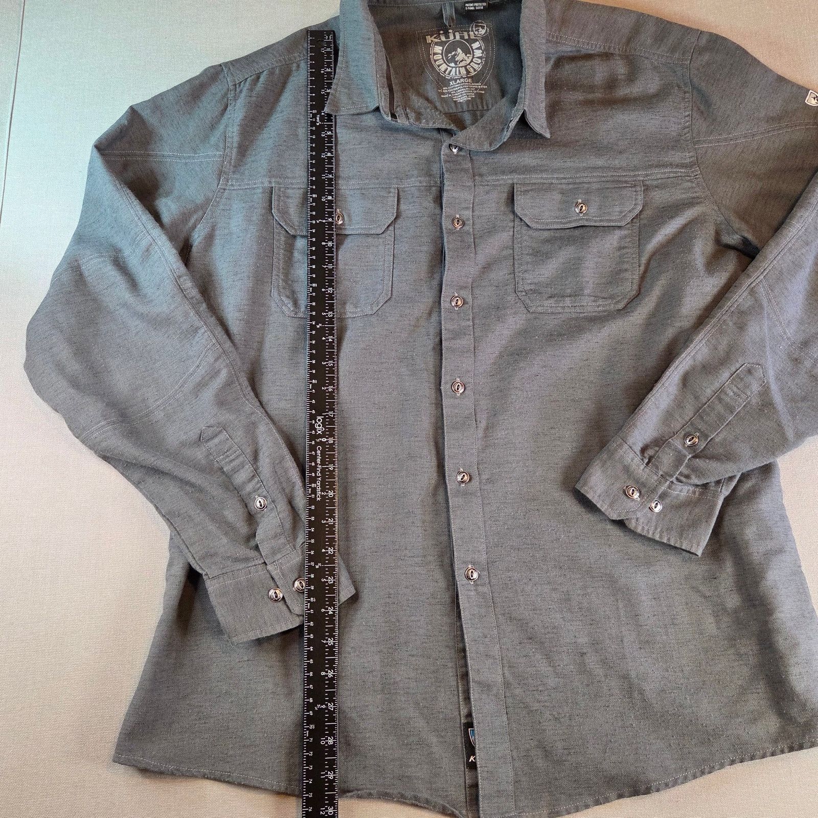 Kuhl Kuhl Men’s XL Gray Button Up Shirt Size US XL / EU 56 / 4 - 9 Thumbnail