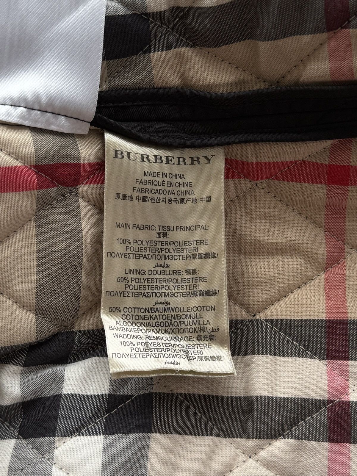 Burberry × Designer Burberry Brit luxury quilted jacket black Size M / US 6-8 / IT 42-44 - 10 Thumbnail