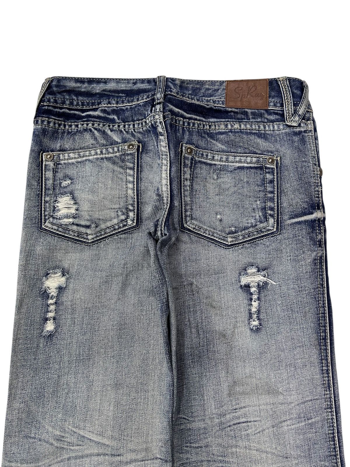 Japanese Brand × Vintage Vintage Japanese Denim Sp Ray Blue Wash Distressed Jeans Size US 30 / EU 46 - 4 Thumbnail