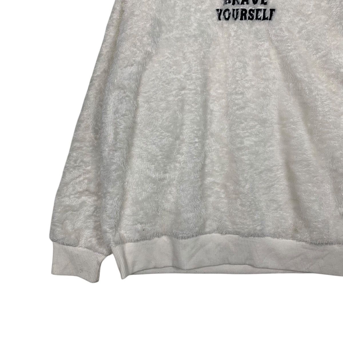 Japanese Brand BRAVE YOURSELF Big Logo Pullover Fleece Sweatshirt 2301-C102 Size US L / EU 52-54 / 3 - 5 Thumbnail