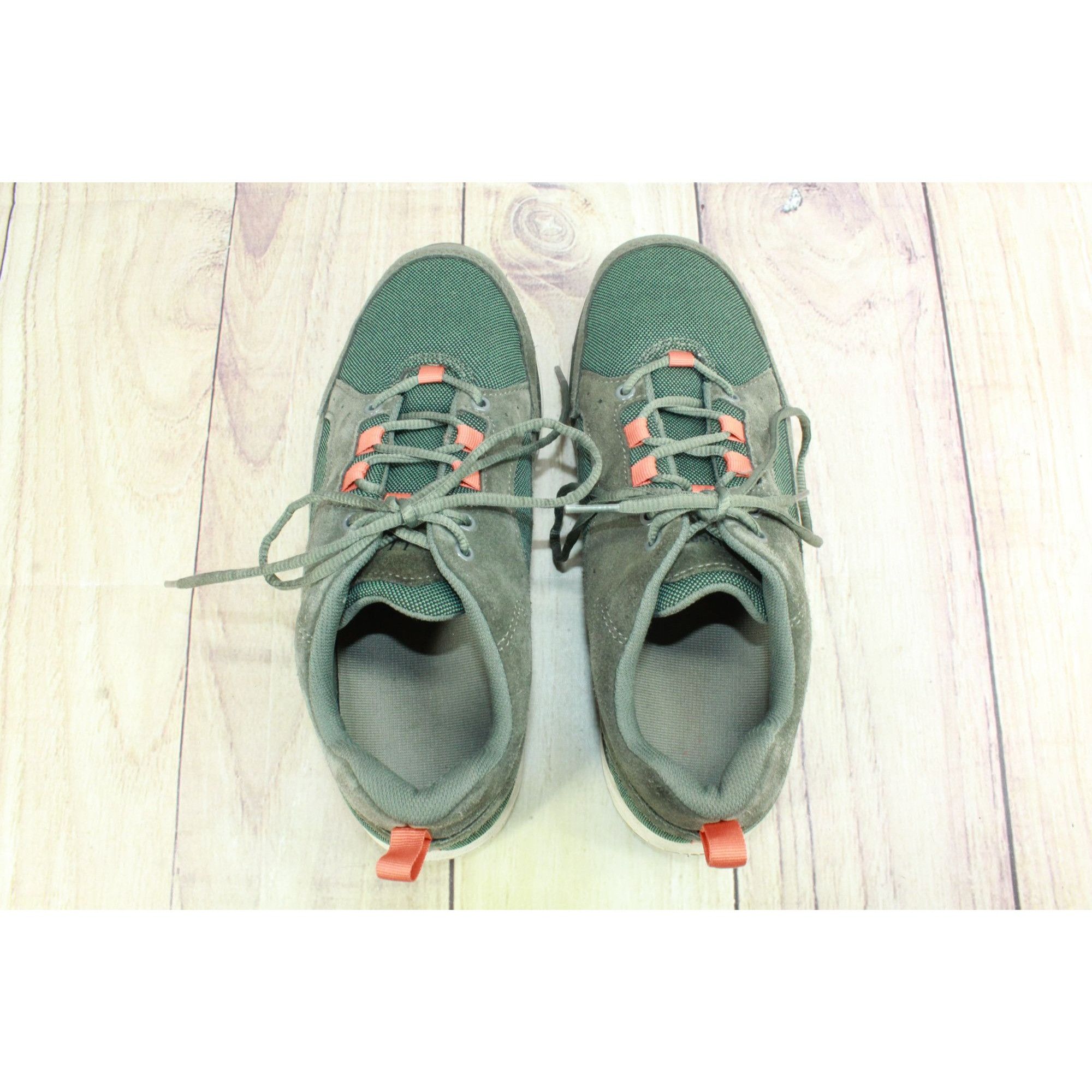 L.L. Bean LL Bean Men's Green Suede Mesh Fitness Walking Shoes Size US 9 / EU 42 - 7 Thumbnail