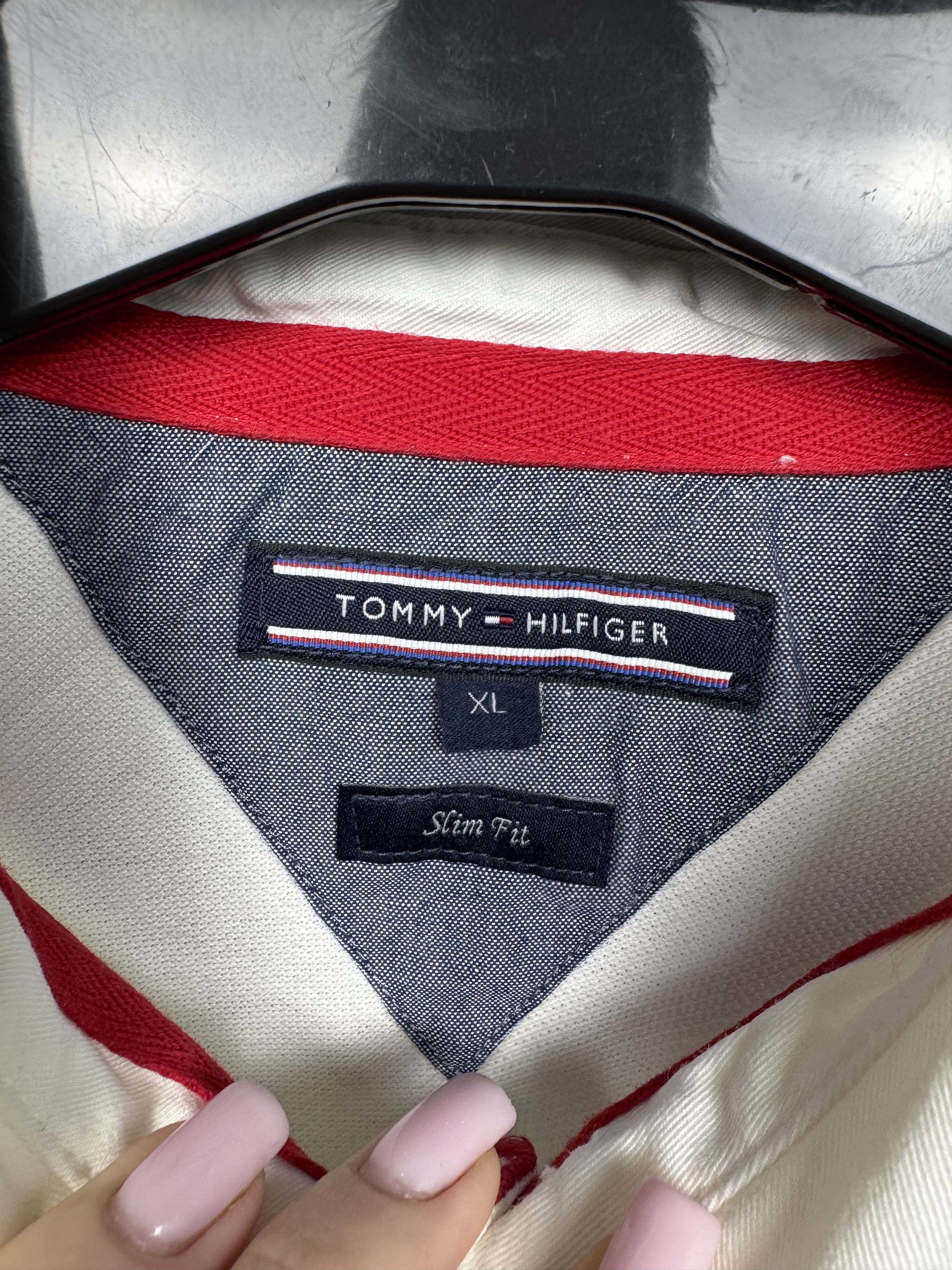 Tommy Hilfiger Tommy Hilfiger Germany Vintage Mens Polo Shirt Size L Size US XL / EU 56 / 4 - 5 Thumbnail