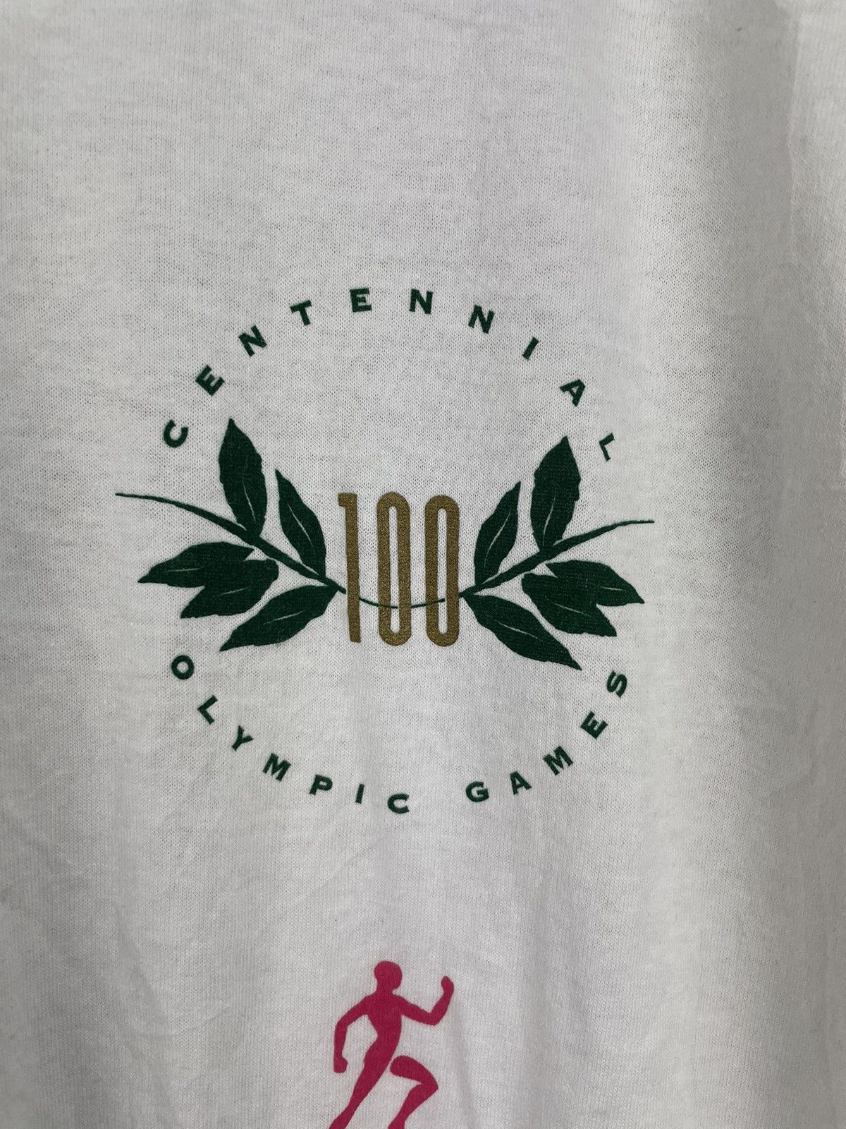USA Olympics Vintage 90s Olympic Games promo t shirt Size US XL / EU 56 / 4 - 5 Thumbnail