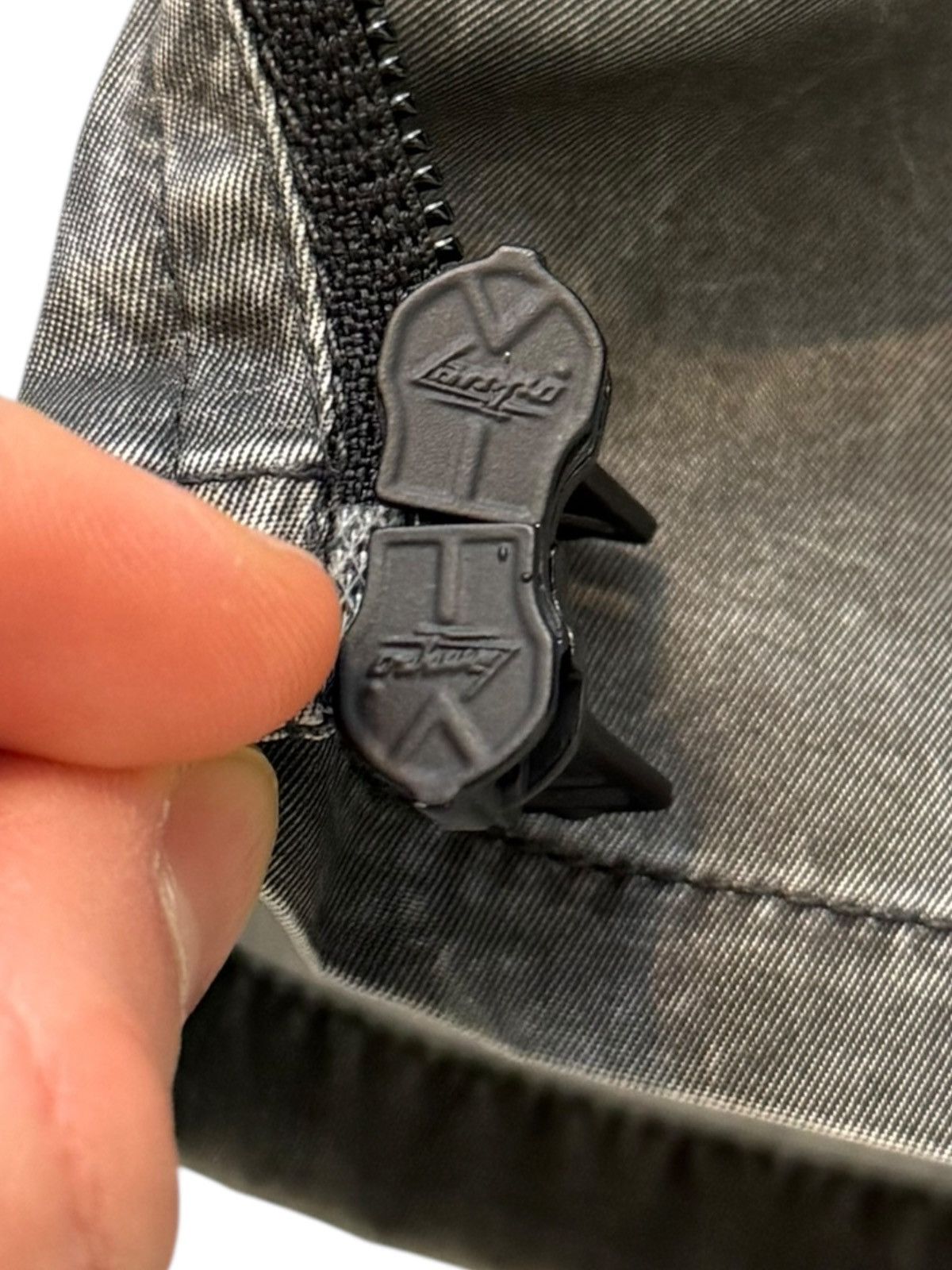 $1,000 Pop Up Nylon Grey Jacket