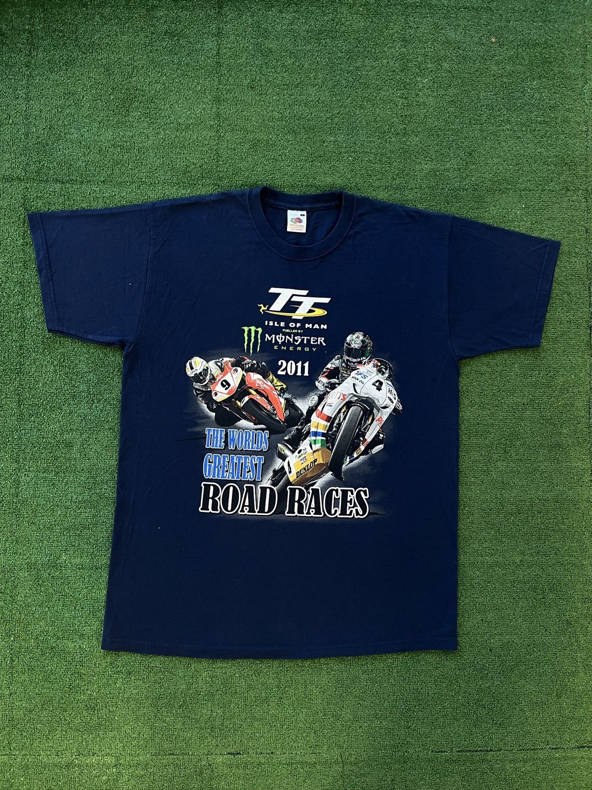 Other Vintage 2011 Monster The Worlds Greatest Road Races Tee Size US L / EU 52-54 / 3 - 1 Thumbnail
