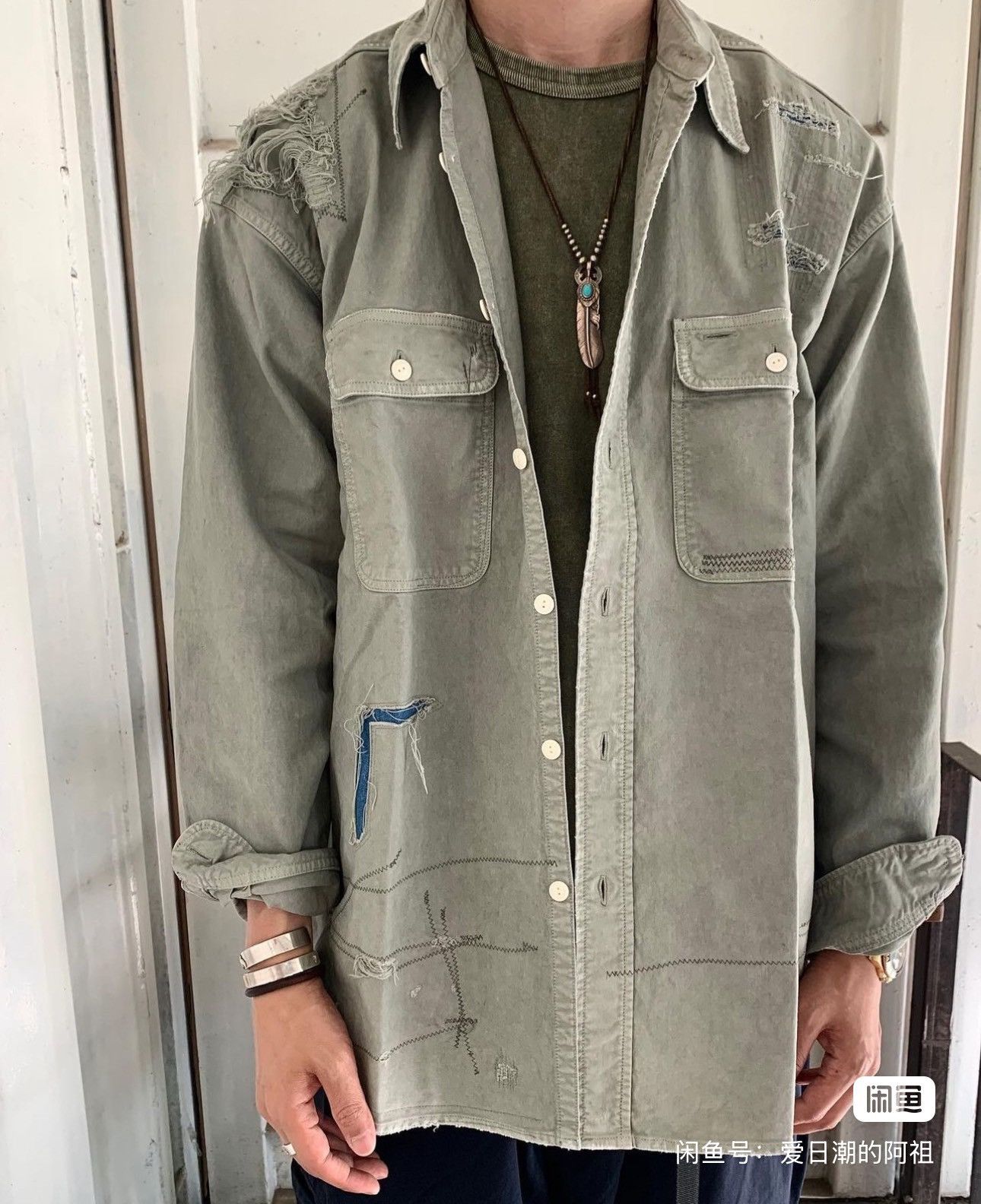 Visvim Visvim 20aw Grand River Crash Shirt size1 Size US S / EU 44-46 / 1 - 4 Thumbnail