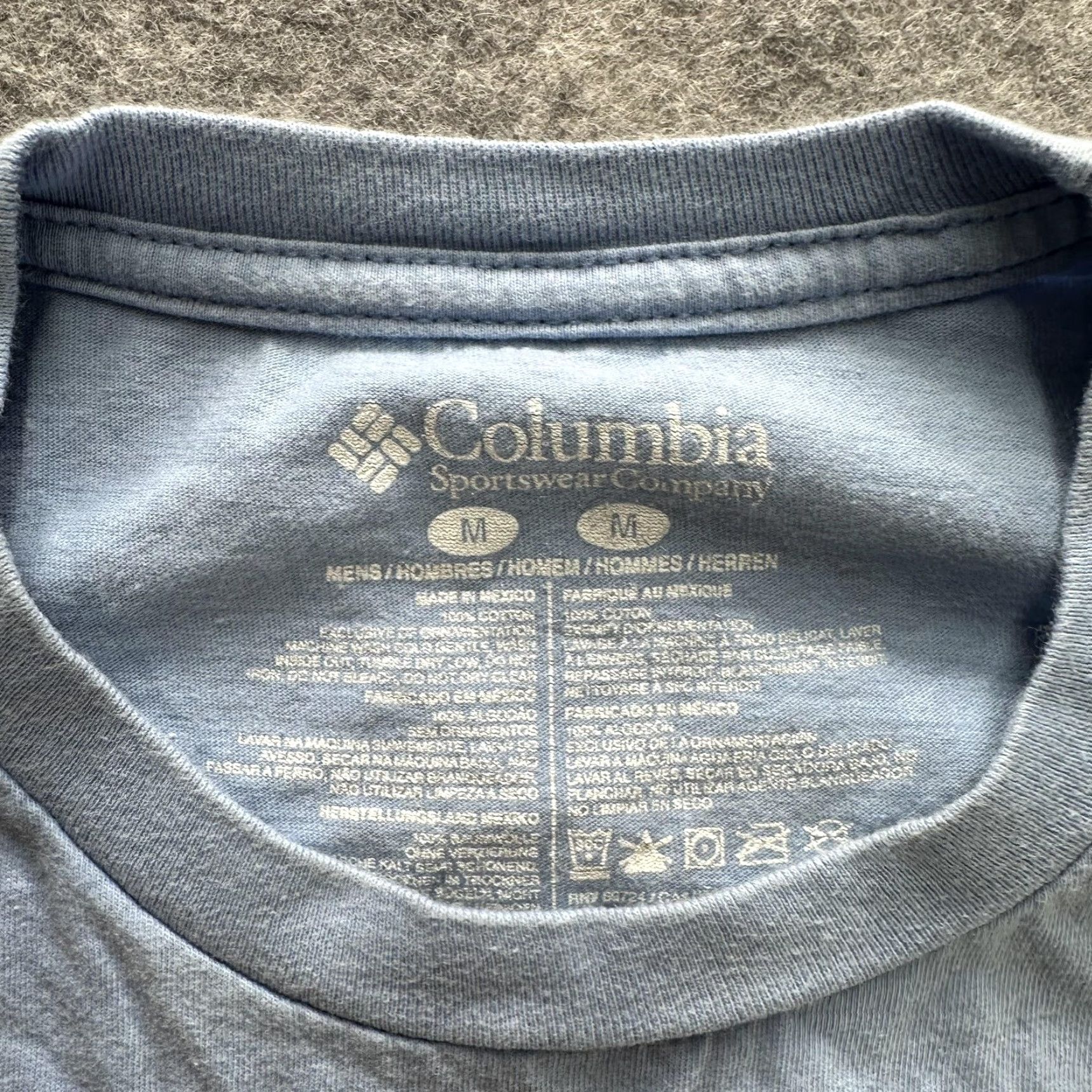 Vintage Columbia PFG Shirt Mens Medium Blue American Flag Graphic Cotton Tee Shirt Size US M / EU 48-50 / 2 - 3 Thumbnail