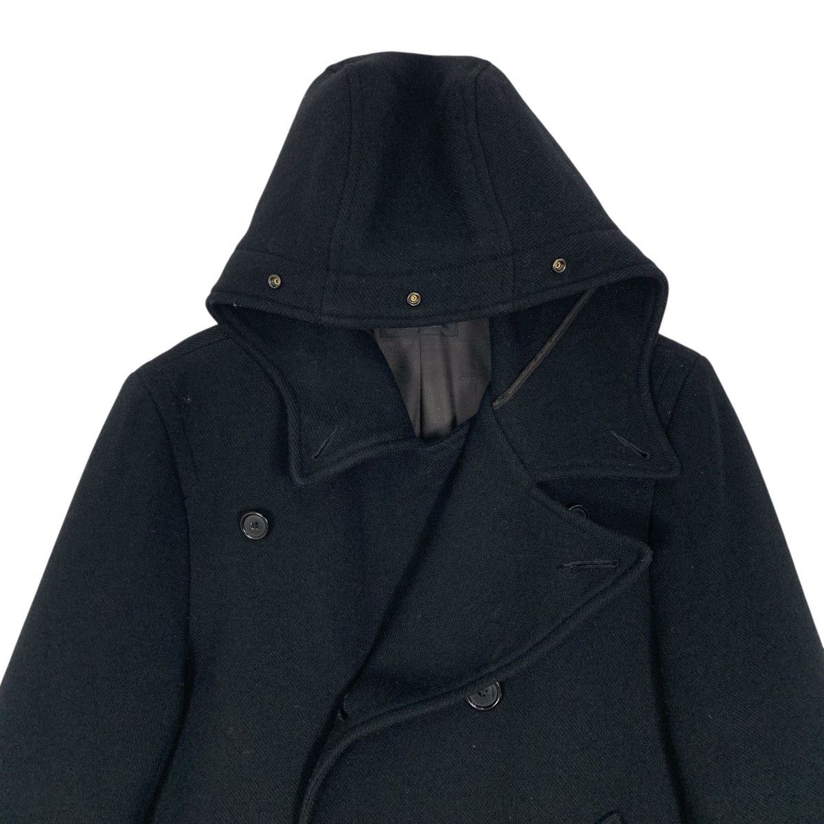 CABANE de ZUCCa × Designer × Issey Miyake Cabane De Zucca Isey Miyake Designer Double Breasted Coat Size M / US 6-8 / IT 42-44 - 8 Thumbnail